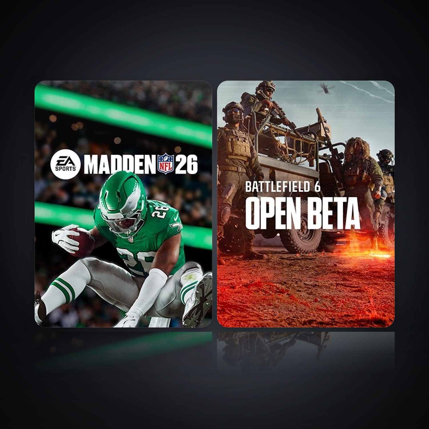 EA SPORTS Madden NFL 26 & Battlefield 6 Open Beta | 2 Games — HabibiAccounts