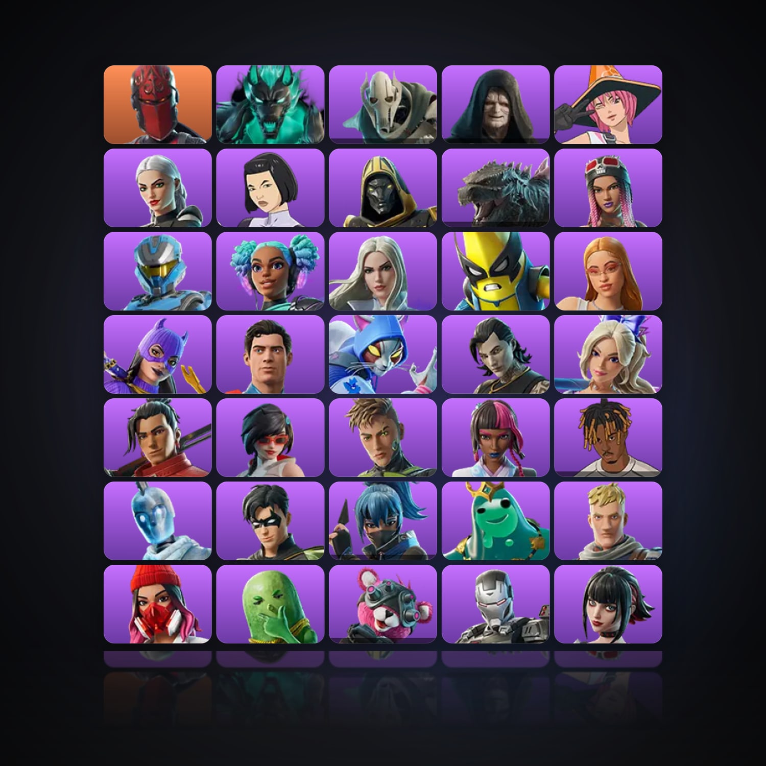 Fortnite | 79 Skins | 100 V-Bucks | Level 1323 | 93 Wins — HabibiAccounts
