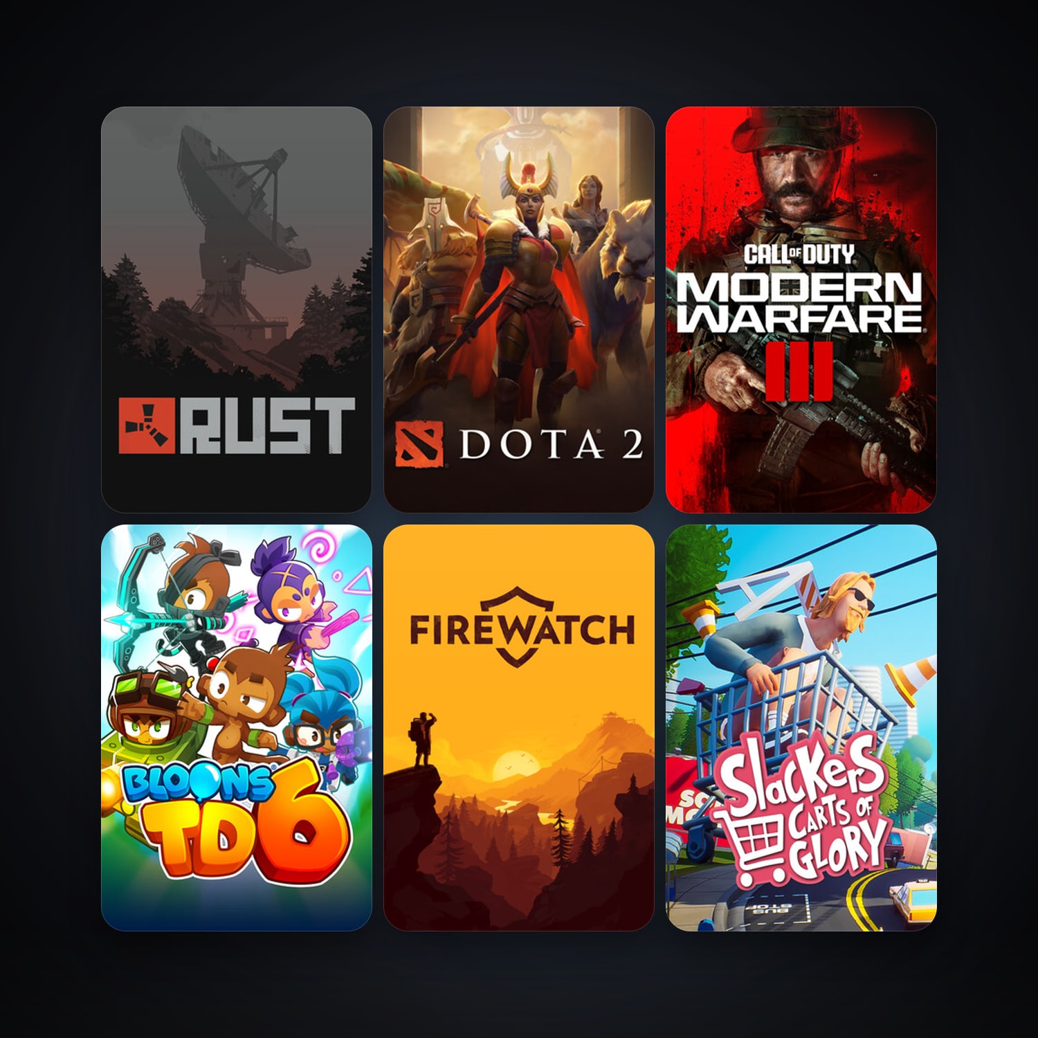 Rust + Firewatch, 31 games, clean — HabibiAccounts