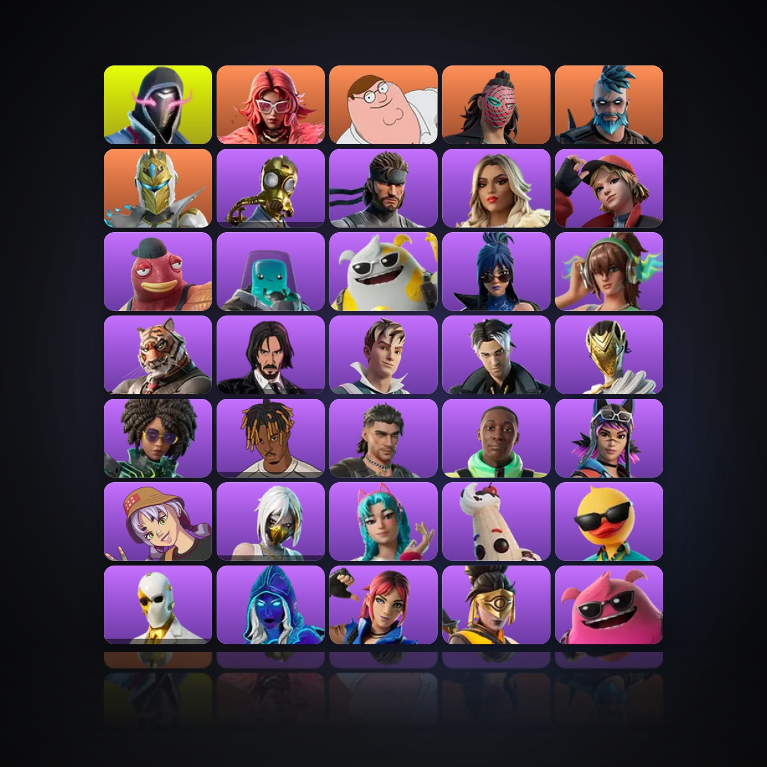 Fortnite | 48 Skins | 650 V-Bucks | Level 1149 | 141 Wins — HabibiAccounts