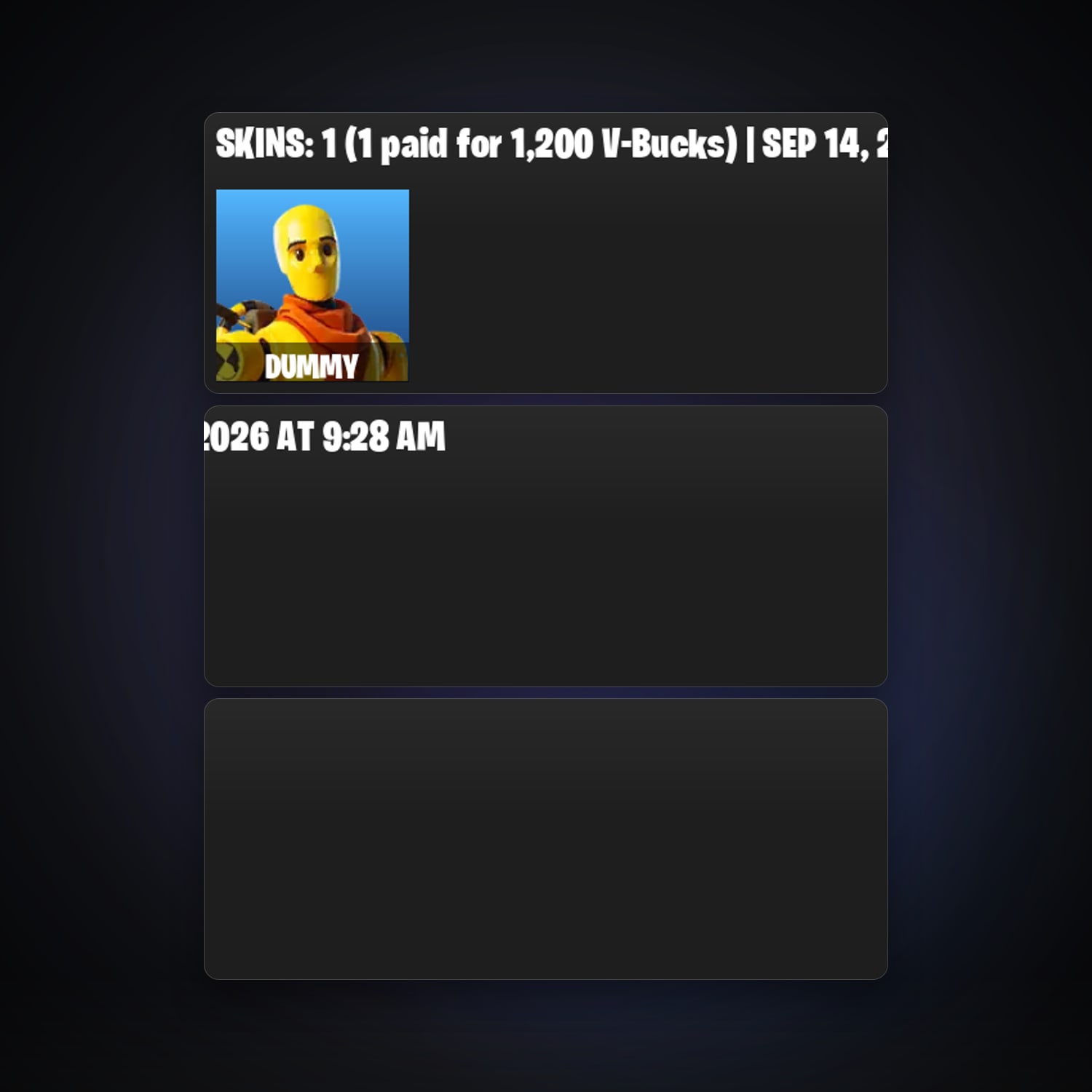 Fortnite | 1 Skins | 100 V-Bucks | Level 68 | 5 Wins — HabibiAccounts