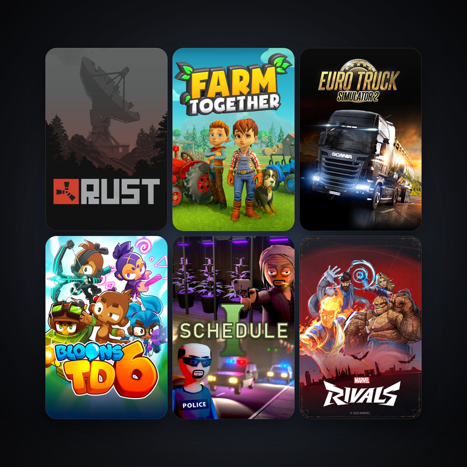 هالحساب ستيم فلين، Free CS2 (No Prime) وEuro Truck Simulator 2، 121 لعبة، صامد واضح — HabibiAccounts