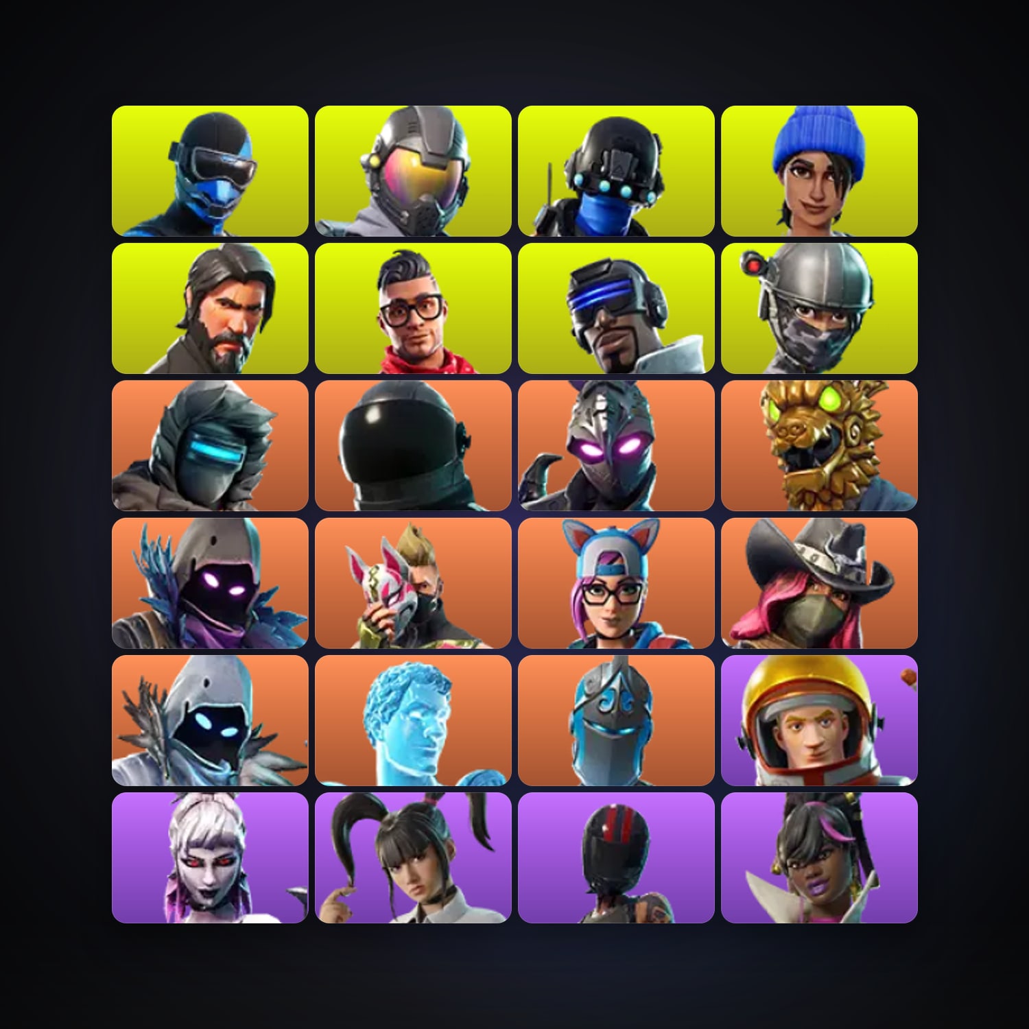 Fortnite | 54 Skins | 3.3K V-Bucks | Level 709 | 35 Wins — HabibiAccounts