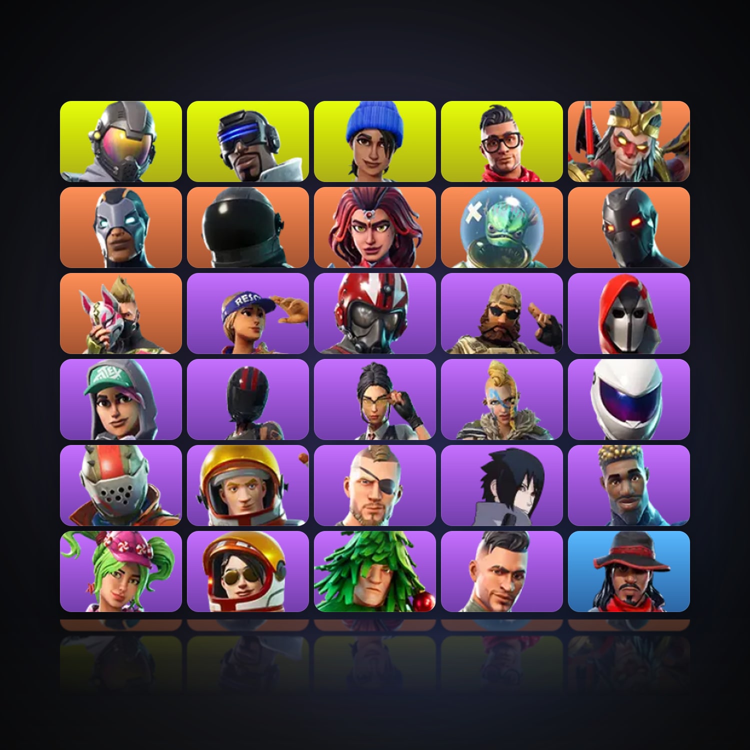 Fortnite | 35 Skins | 550 V-Bucks | Level 833 | 197 Wins — HabibiAccounts