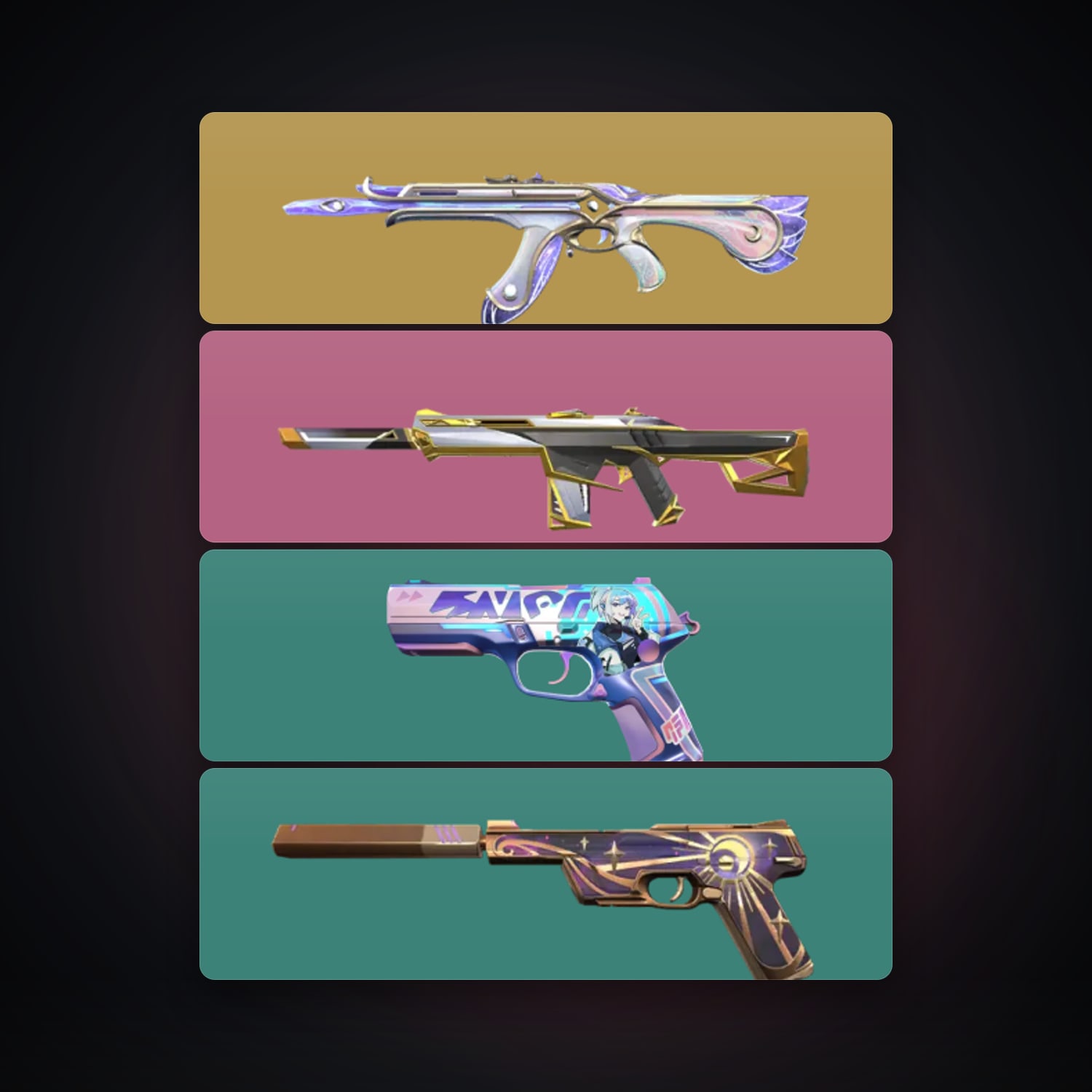 LA Silver 3 locker — 4 skins, lvl 46 — HabibiAccounts