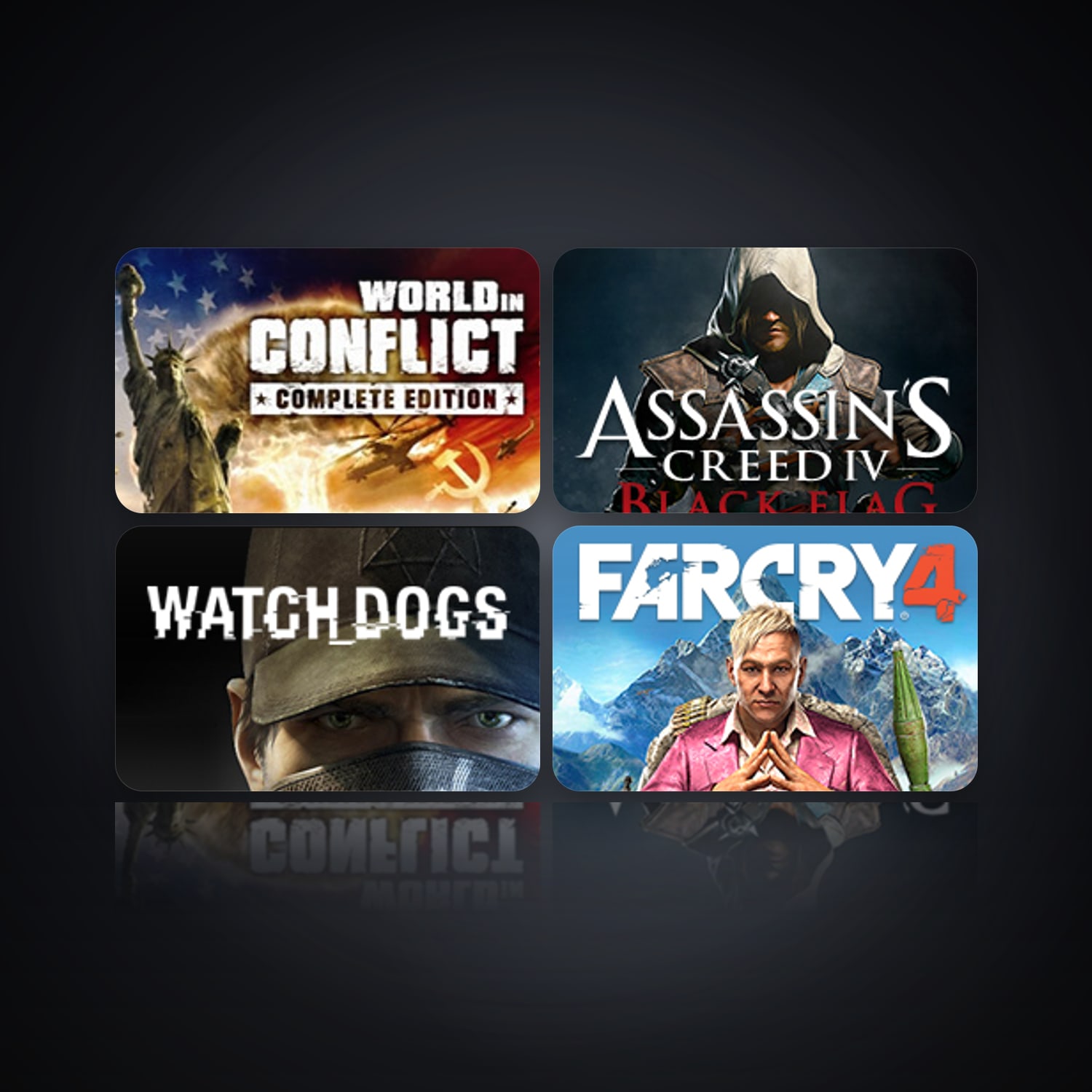 World In Conflict & Assassin’s Creed IV Black Flag | 5 لعبة — HabibiAccounts
