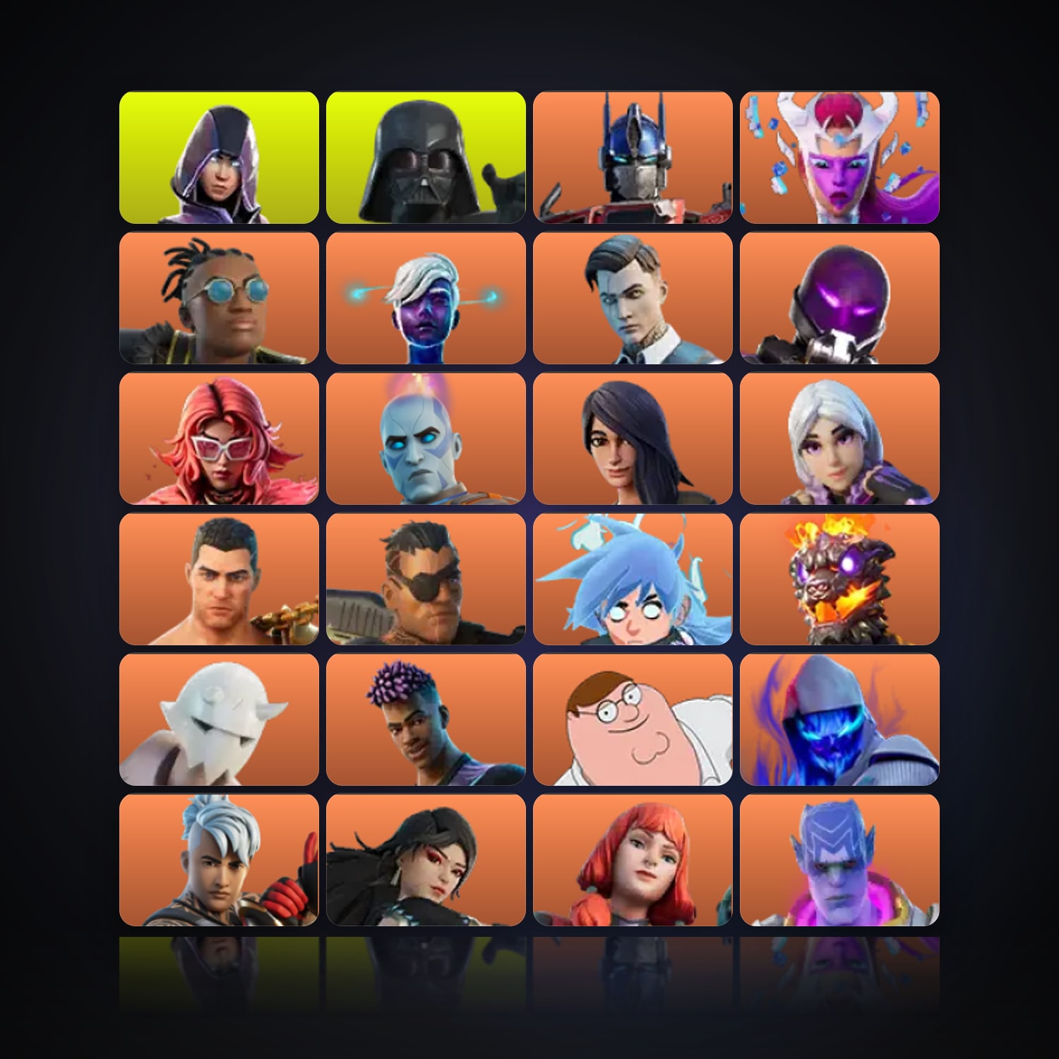 Fortnite | 289 Skins | 3.8K V-Bucks | Level 4377 | 356 Wins — HabibiAccounts