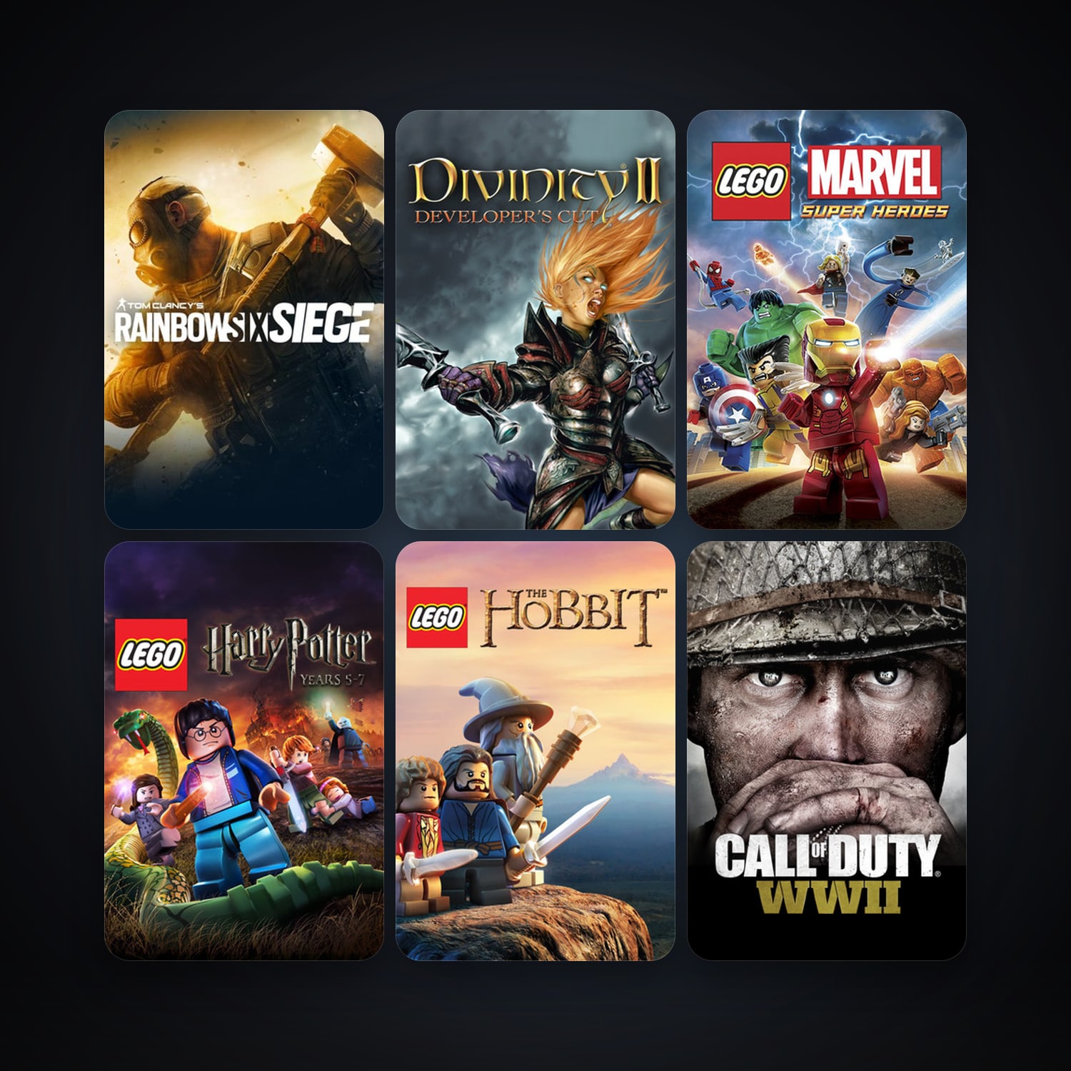 LEGO Harry Potter: Years 5-7 + Divinity II: Developer's Cut, 25 games, clean — HabibiAccounts
