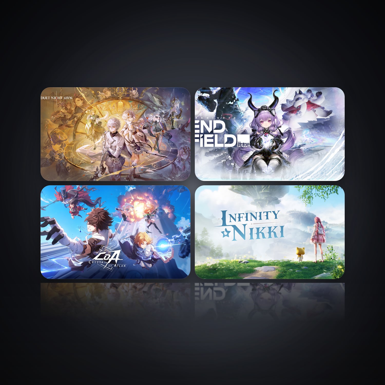 Duet Night Abyss & Arknights: Endfield | 5 Games — HabibiAccounts