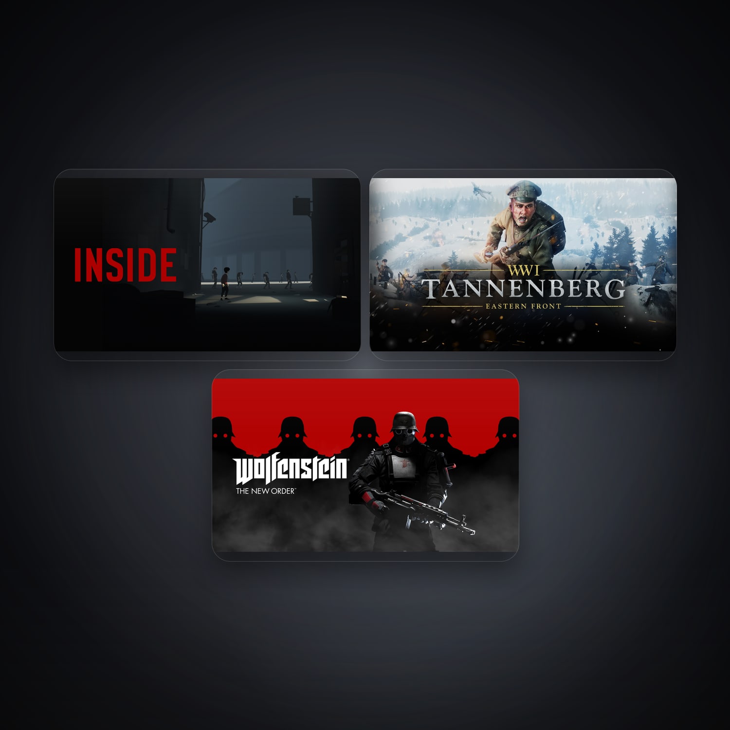 Inside & Tannenberg | 3 Games — HabibiAccounts