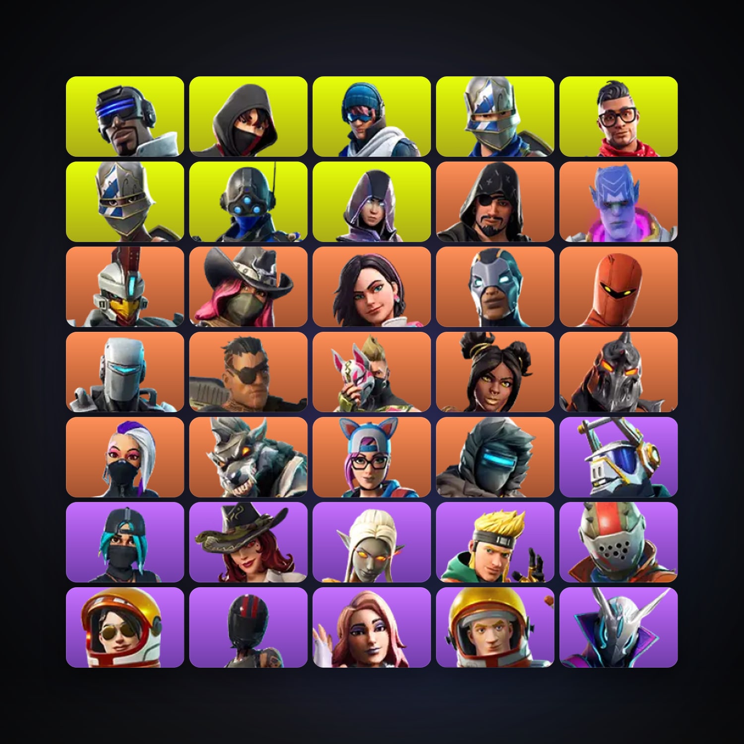 Fortnite | 57 Skins | 1.2K V-Bucks | Level 523 | 38 Wins — HabibiAccounts