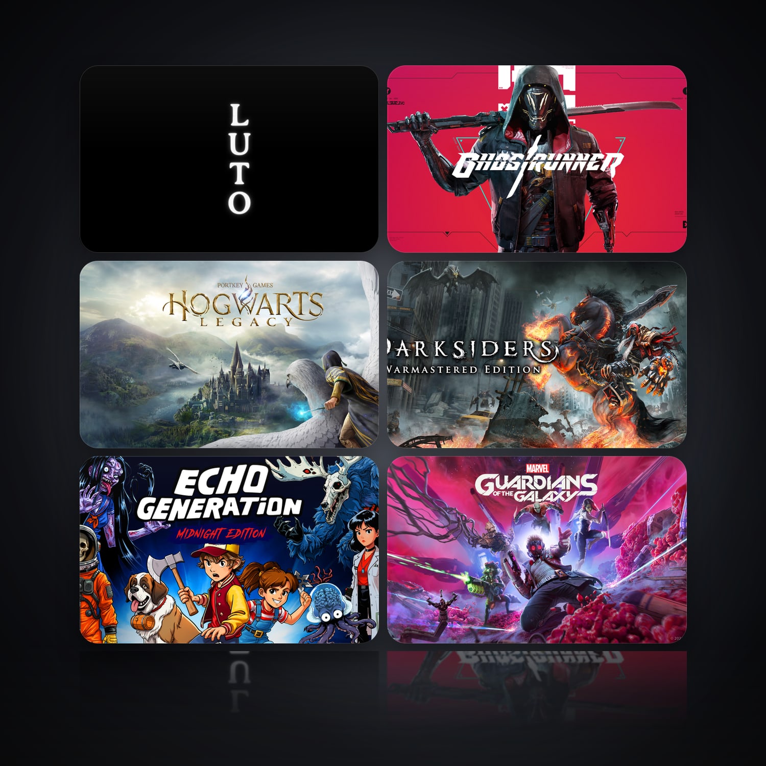 Luto & Ghostrunner | 15 Games — HabibiAccounts