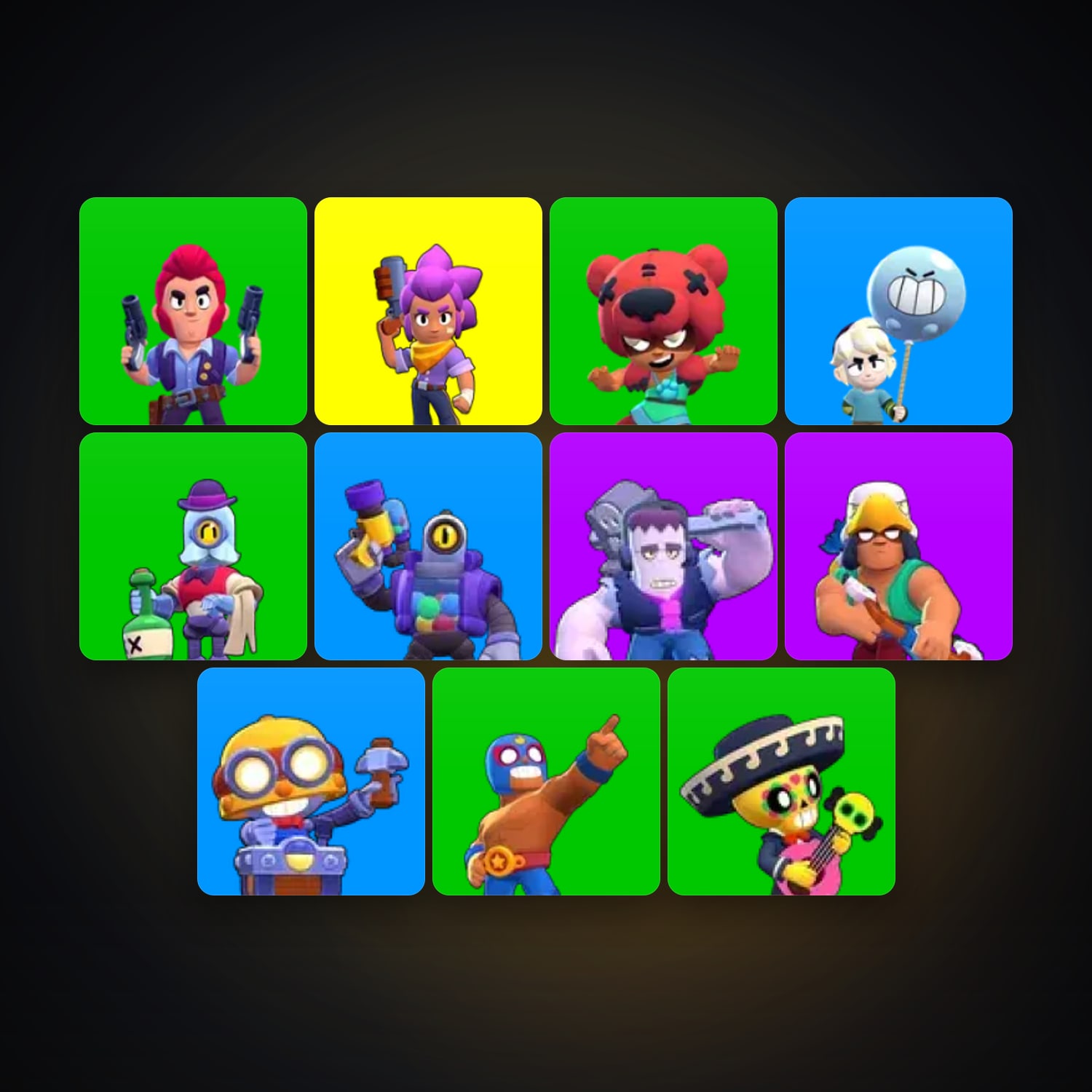 11 Brawlers | 528 Trophies | TH 16 — Supercell Account — HabibiAccounts