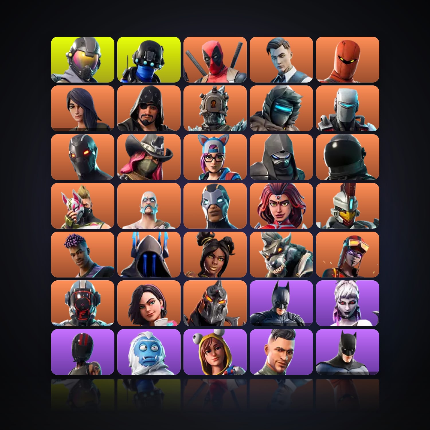Fortnite | 94 Skins | 400 V-Bucks | Level 1264 | 122 Wins — HabibiAccounts
