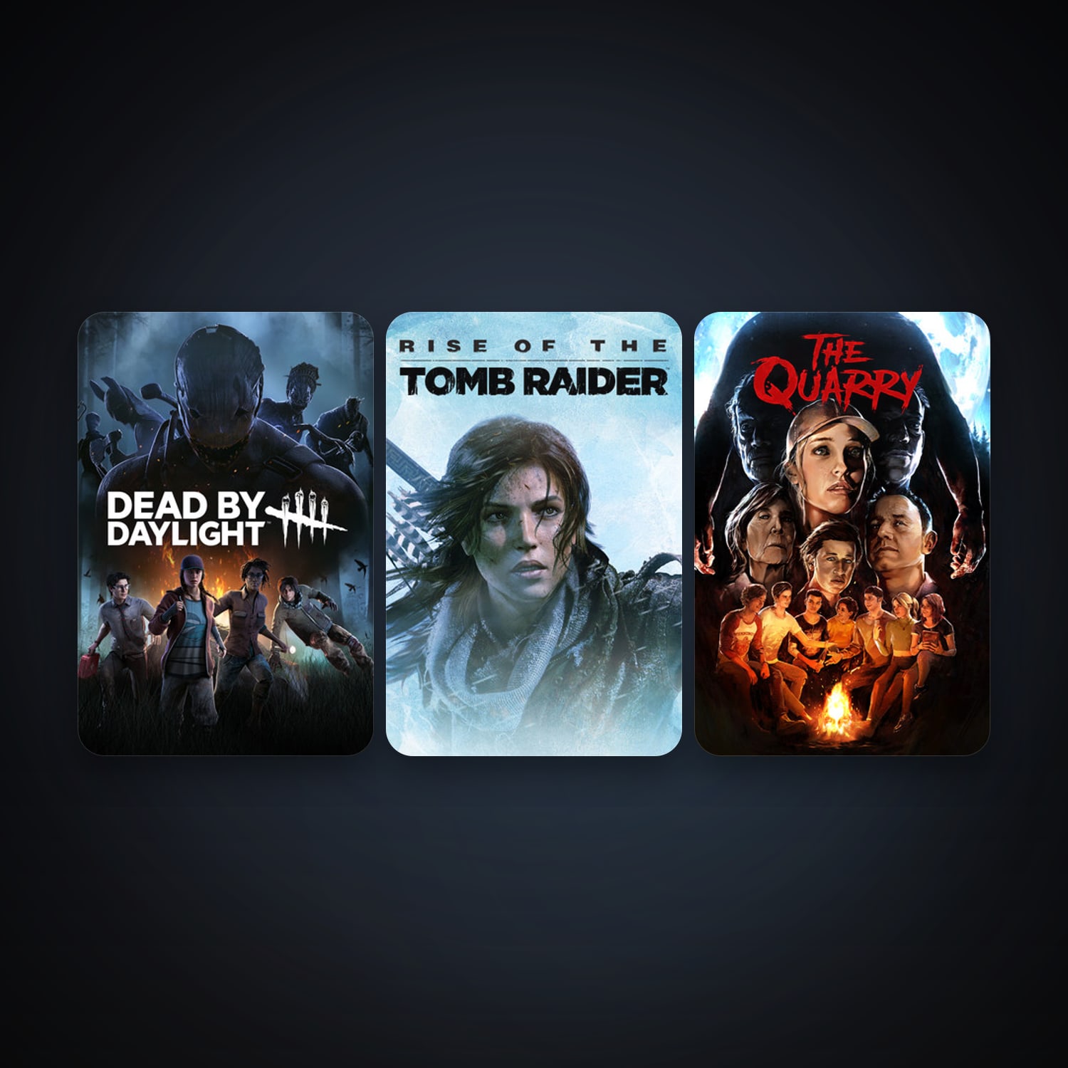 Dead by Daylight + Rise of the Tomb Raider, 3 games, clean — HabibiAccounts