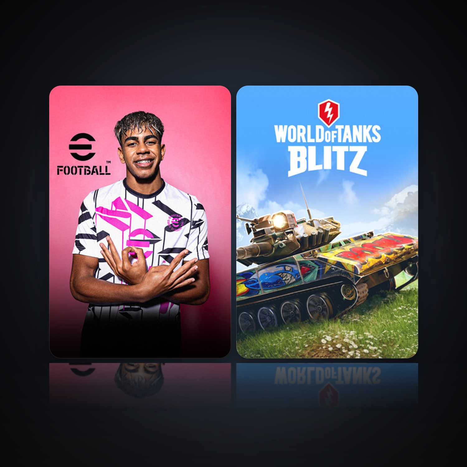 eFootball 2024 & World of Tanks Blitz — HabibiAccounts