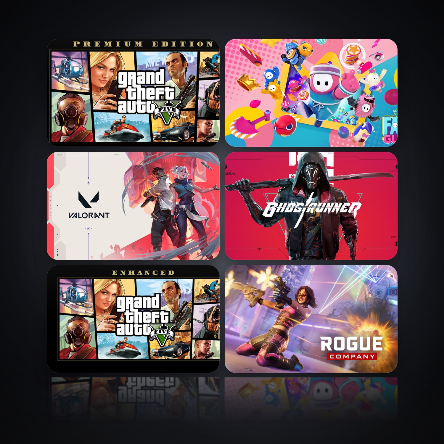 Grand Theft Auto V & Fall Guys | 17 Games — HabibiAccounts