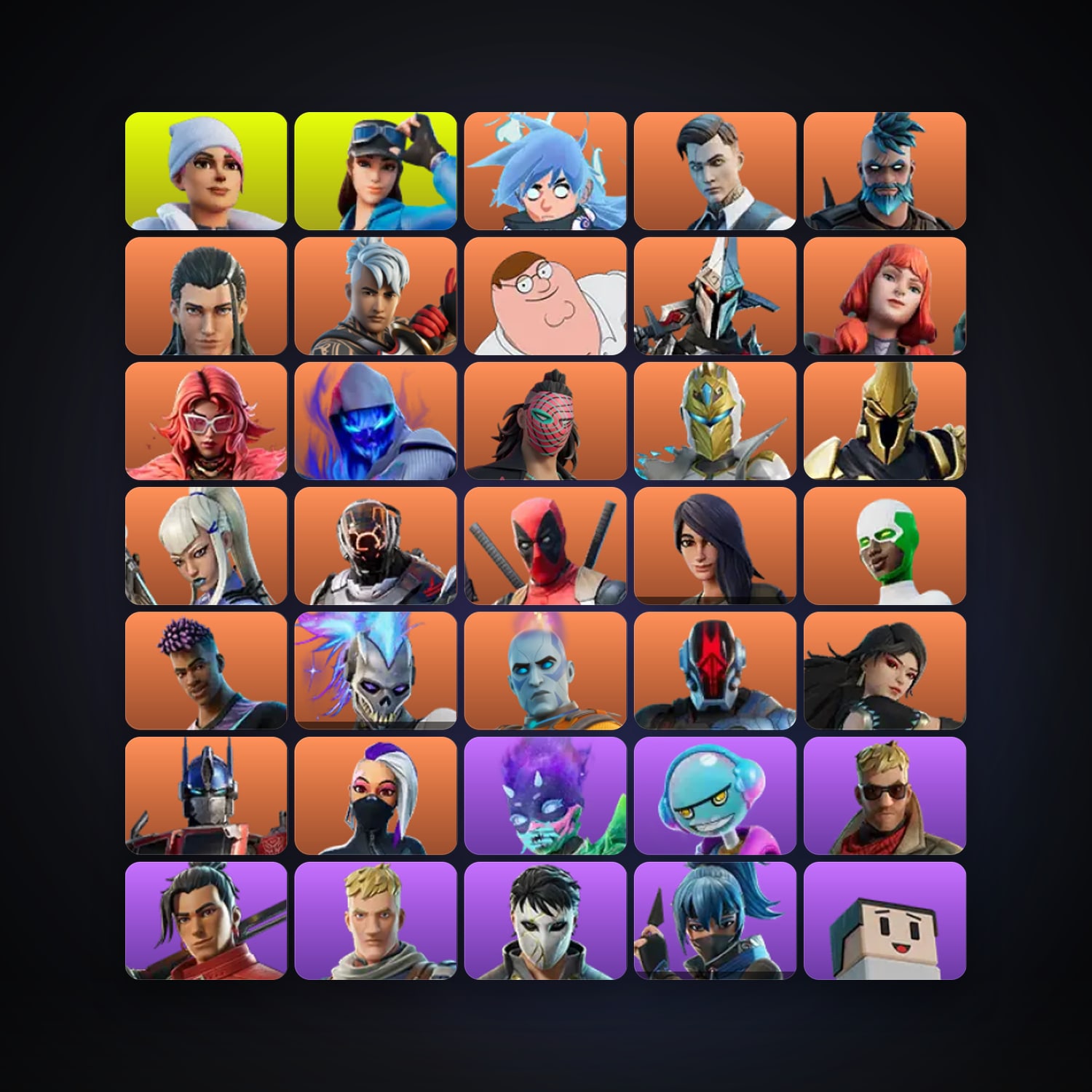 Fortnite | 184 Skins | 500 V-Bucks | Level 4255 | 516 Wins — HabibiAccounts