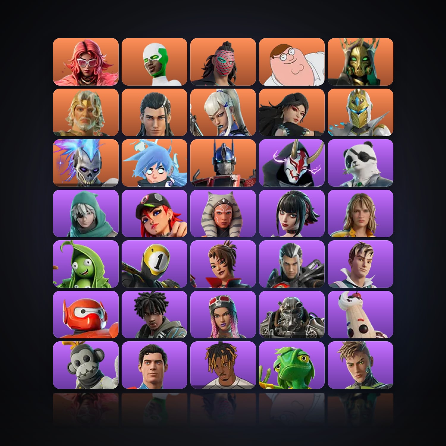 Fortnite | 141 Skins | 2.5K V-Bucks | Level 1815 | 120 Wins — HabibiAccounts