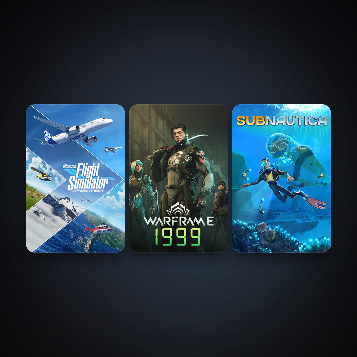 Microsoft Flight Simulator Game of the Year Edition & Warframe | Clean — HabibiAccounts