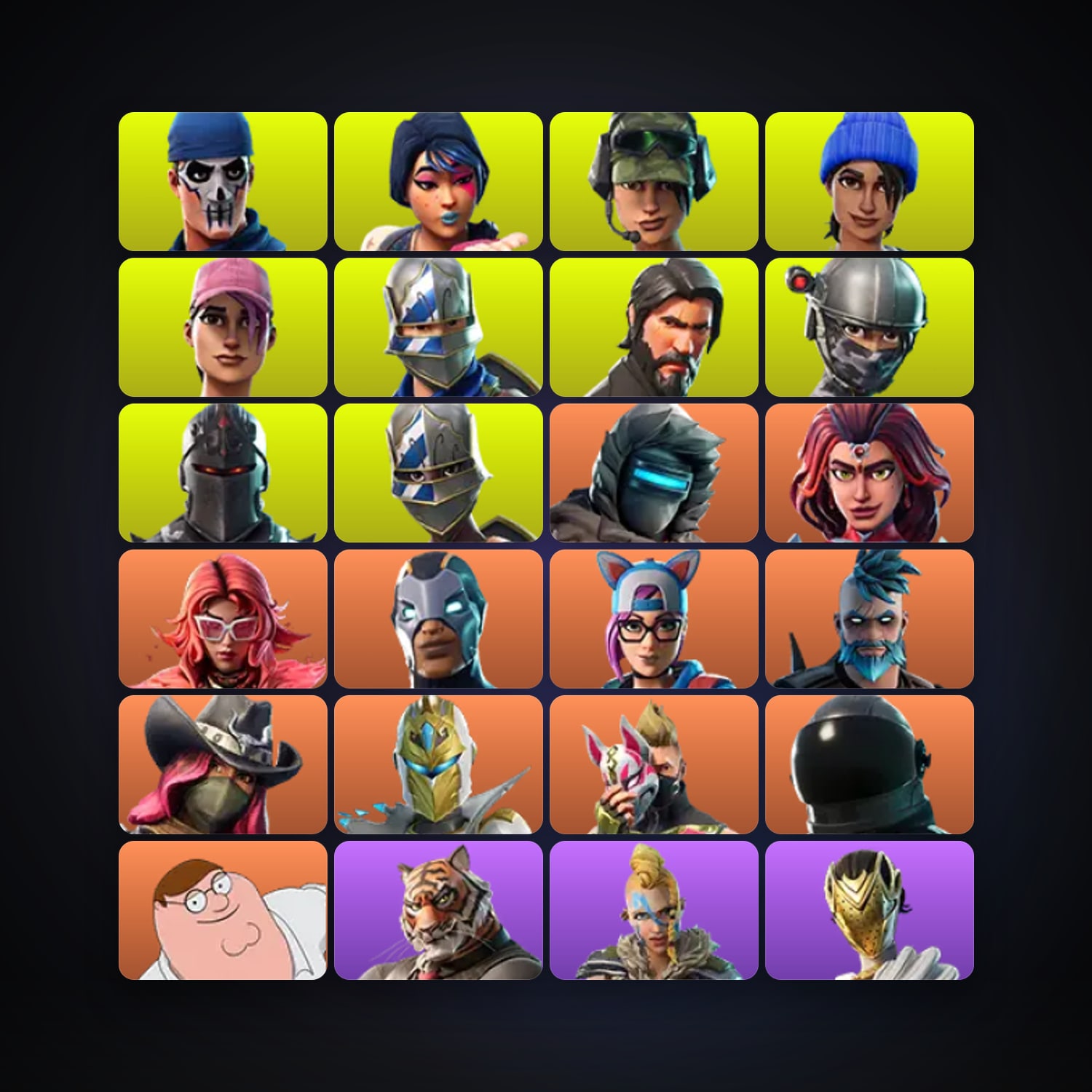 Fortnite | 59 Skins | 700 V-Bucks | Level 1087 | 302 Wins — HabibiAccounts