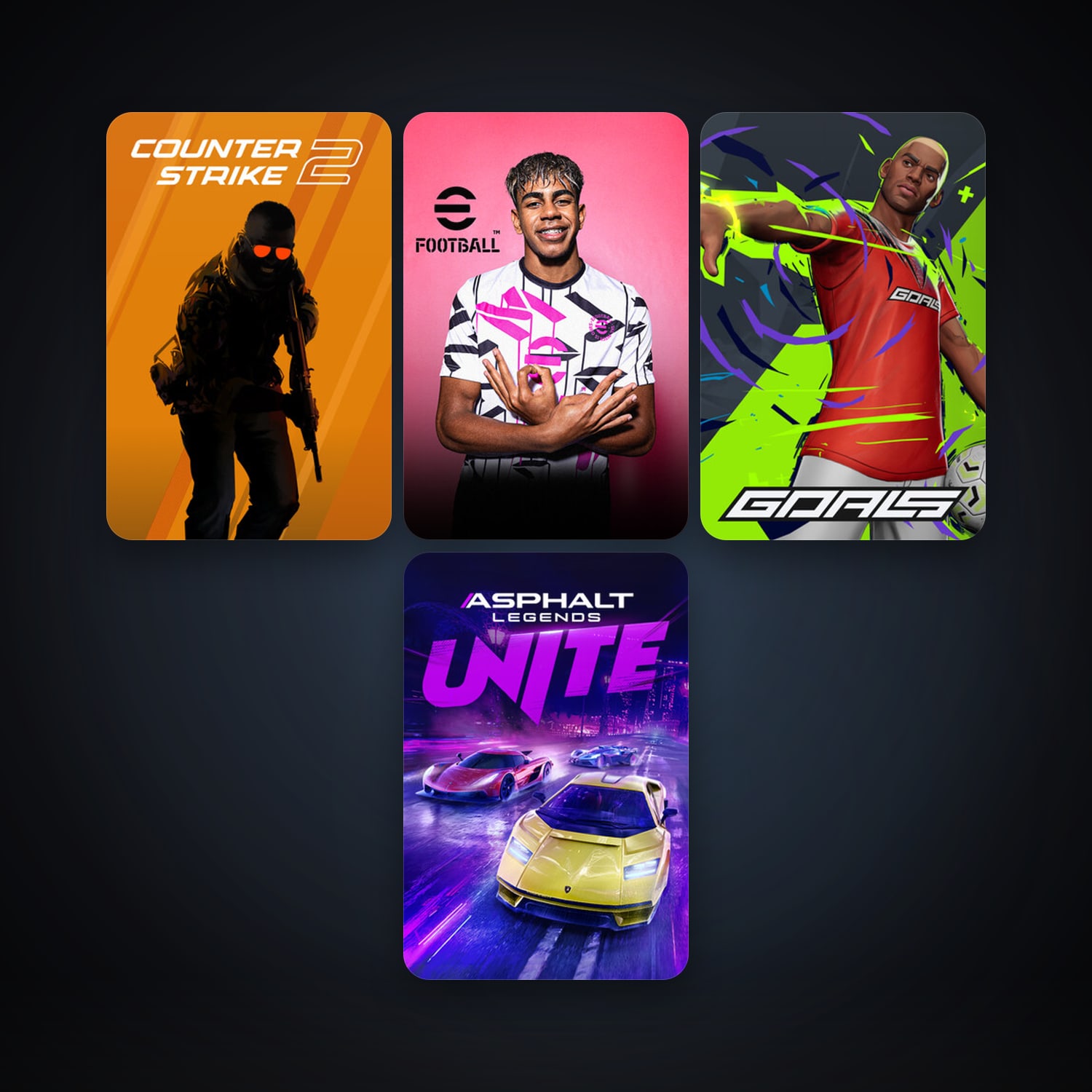 CS2 Prime & eFootball 2024 | 11 Games | Clean — HabibiAccounts