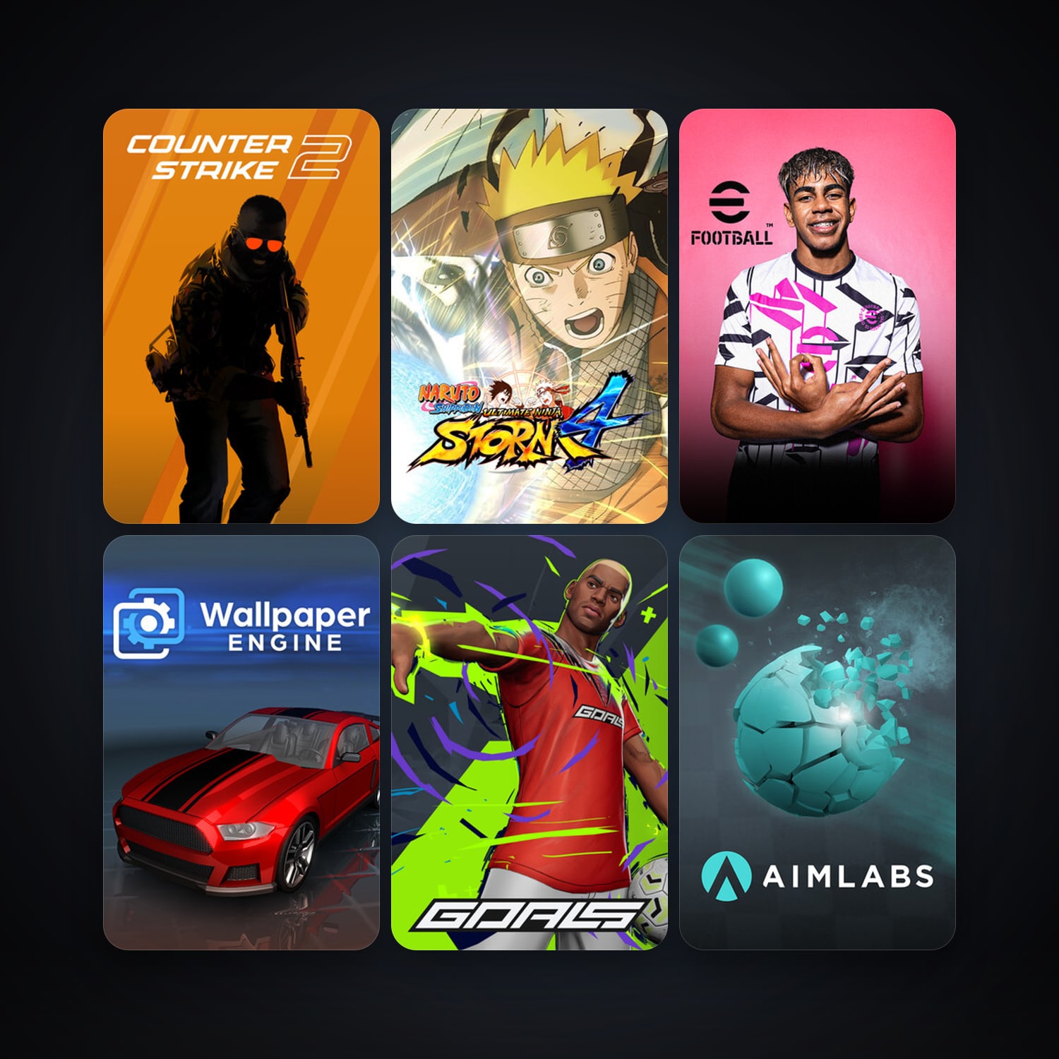 CS2 Prime & NARUTO SHIPPUDEN: Ultimate Ninja STORM 4 | 17 Games | Clean — HabibiAccounts