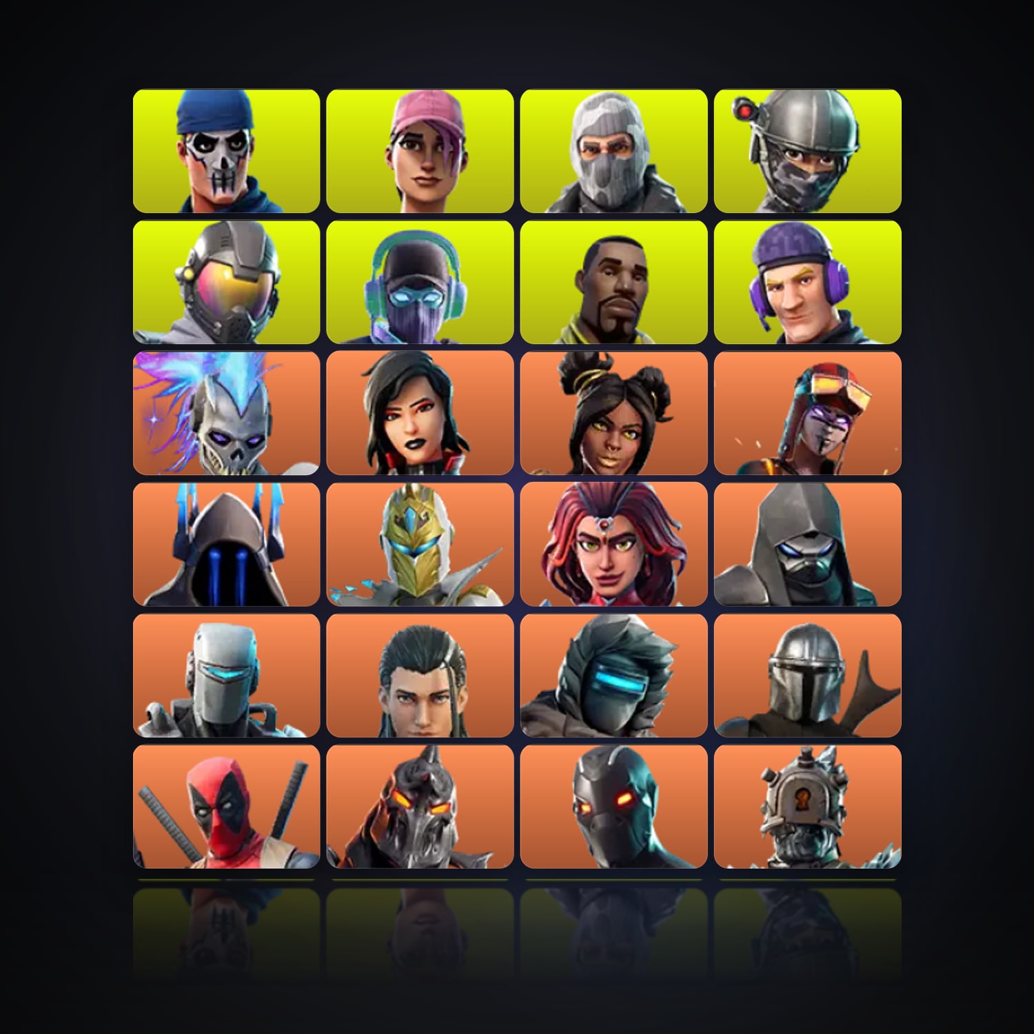 Fortnite | 232 Skins | 250 V-Bucks | Level 2151 | 229 Wins — HabibiAccounts