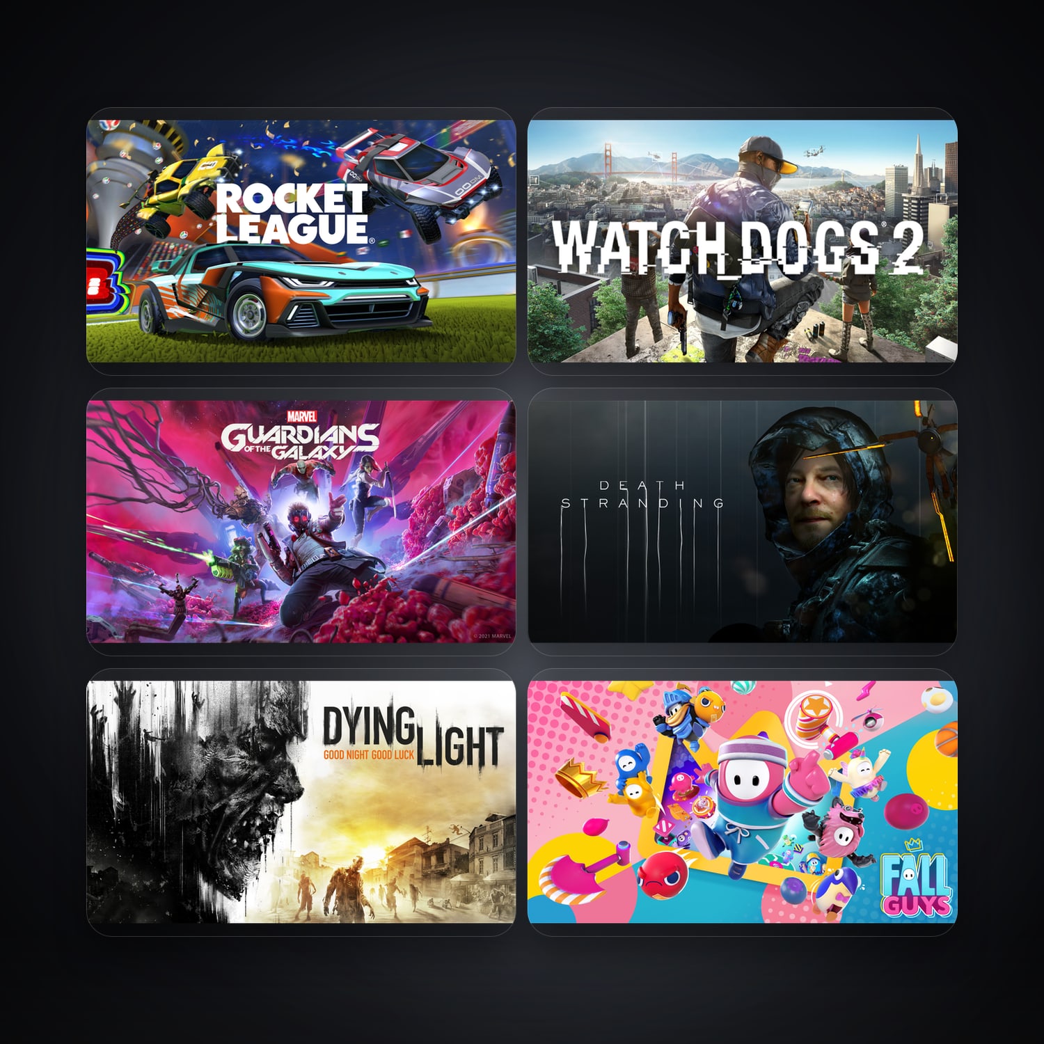 Epic Rocket League + Watch Dogs 2 — BR — 76 games — HabibiAccounts