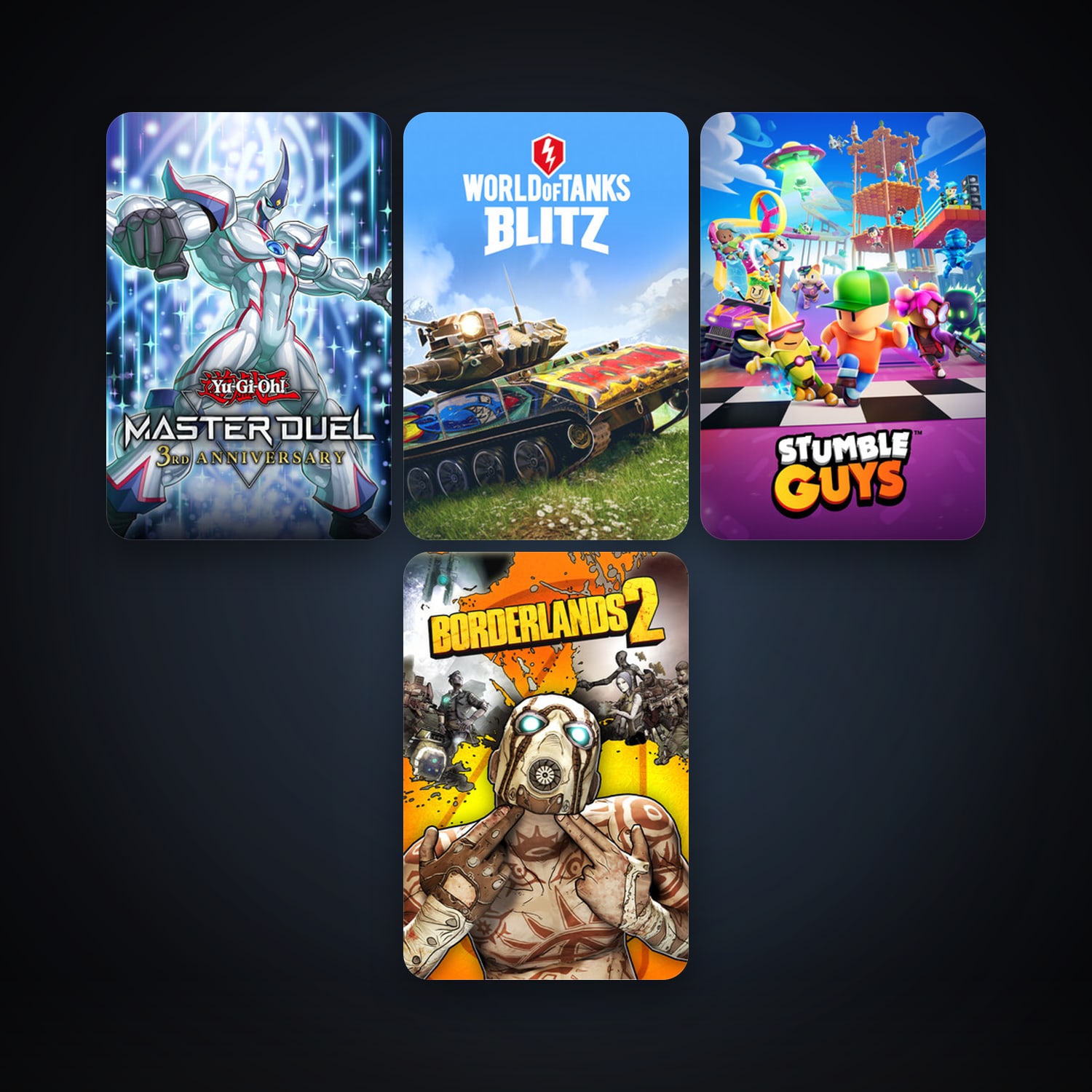 Borderlands 2 + World of Tanks Blitz, 8 games, clean — HabibiAccounts