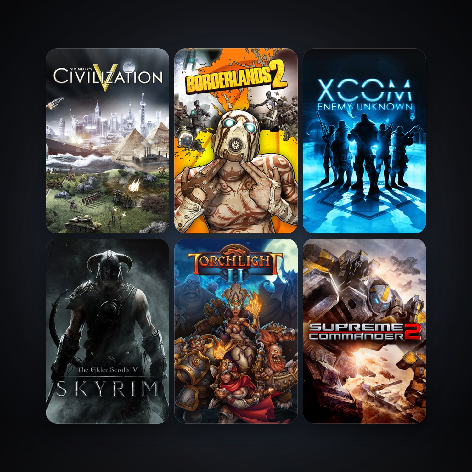 Two Worlds II HD + Sid Meier's Civilization V, 44 games, clean — HabibiAccounts