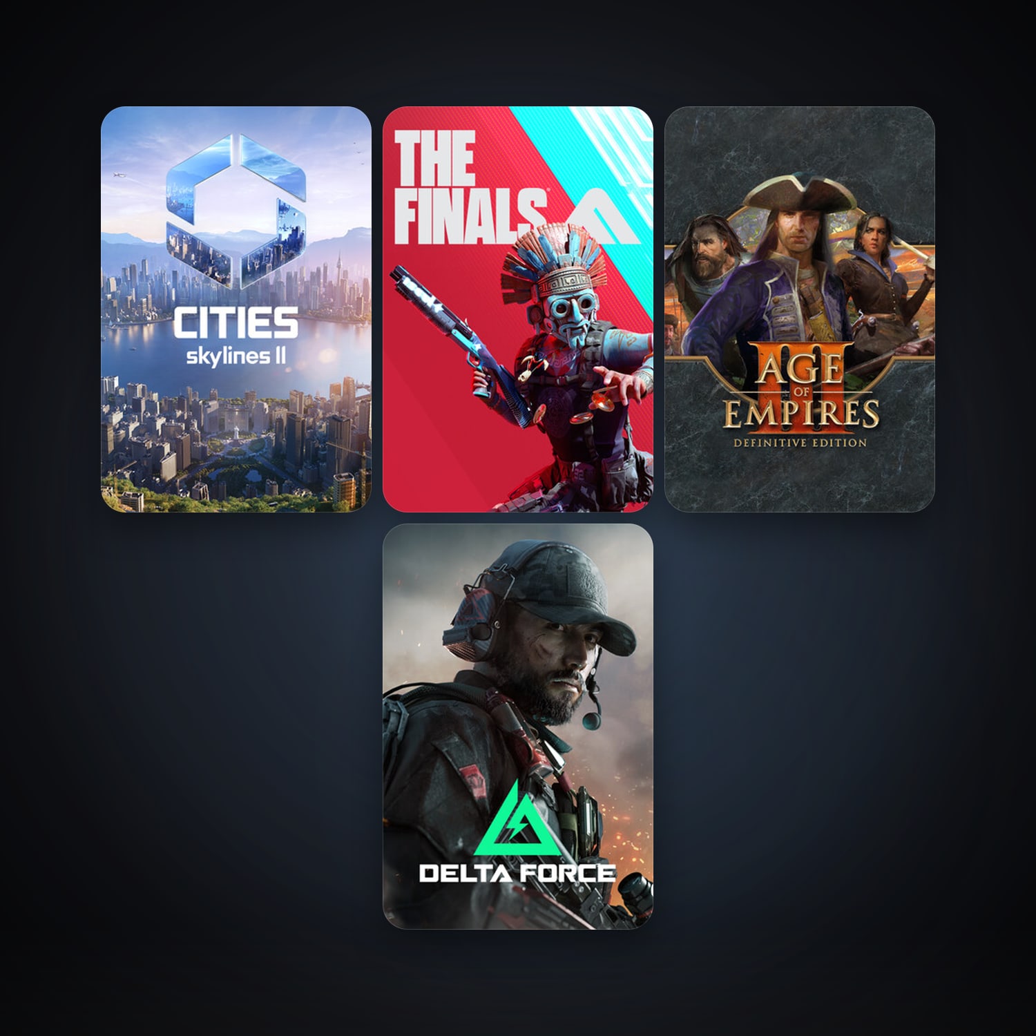 Age of Empires III: Definitive Edition + Cities: Skylines II, 6 games, clean — HabibiAccounts