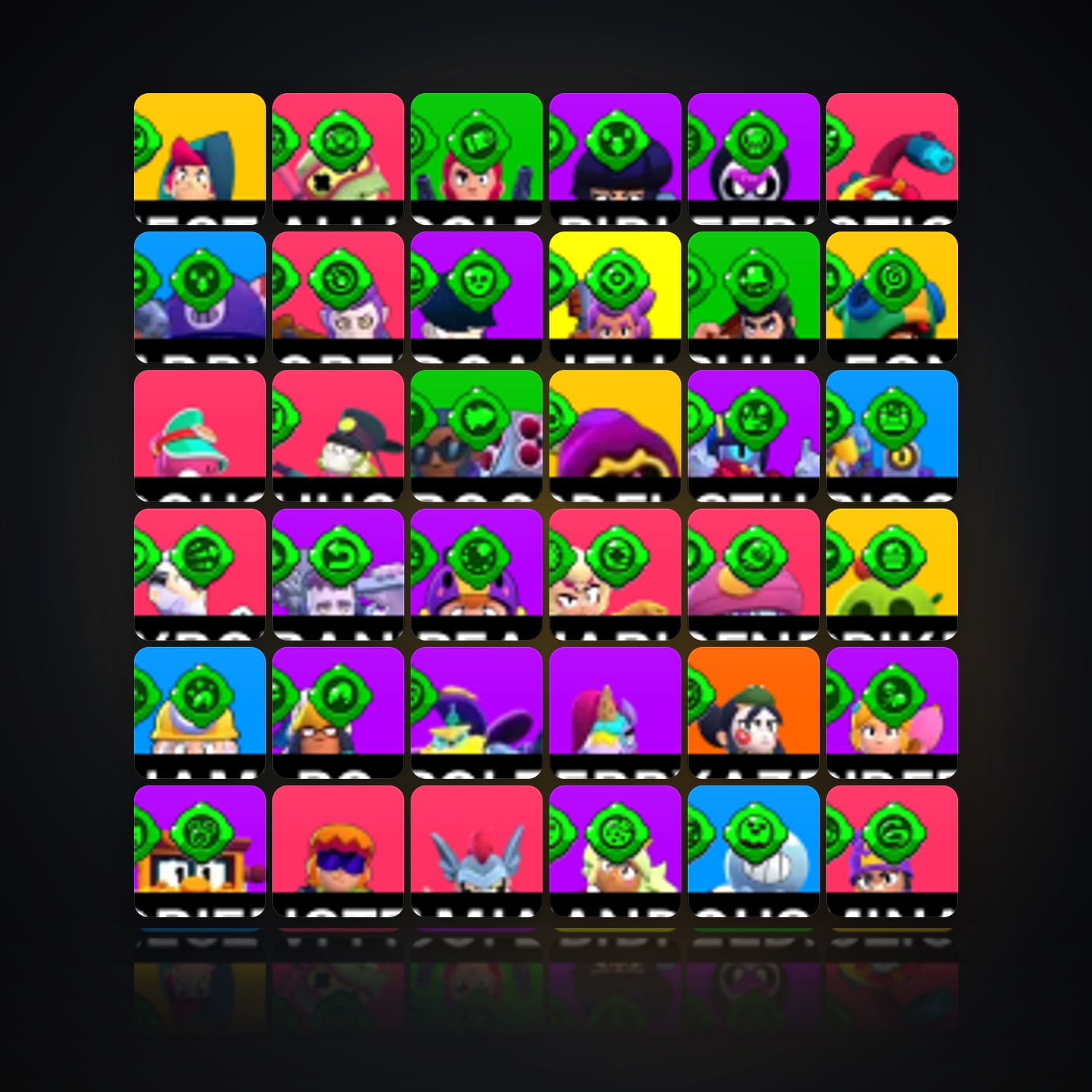 94 Brawlers | 57.2K Trophies — HabibiAccounts