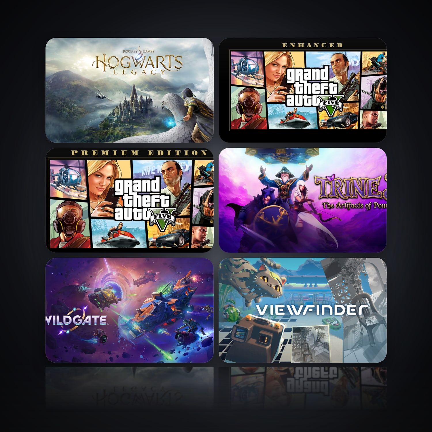 Hogwarts Legacy & Grand Theft Auto V Enhanced | 16 Games — HabibiAccounts