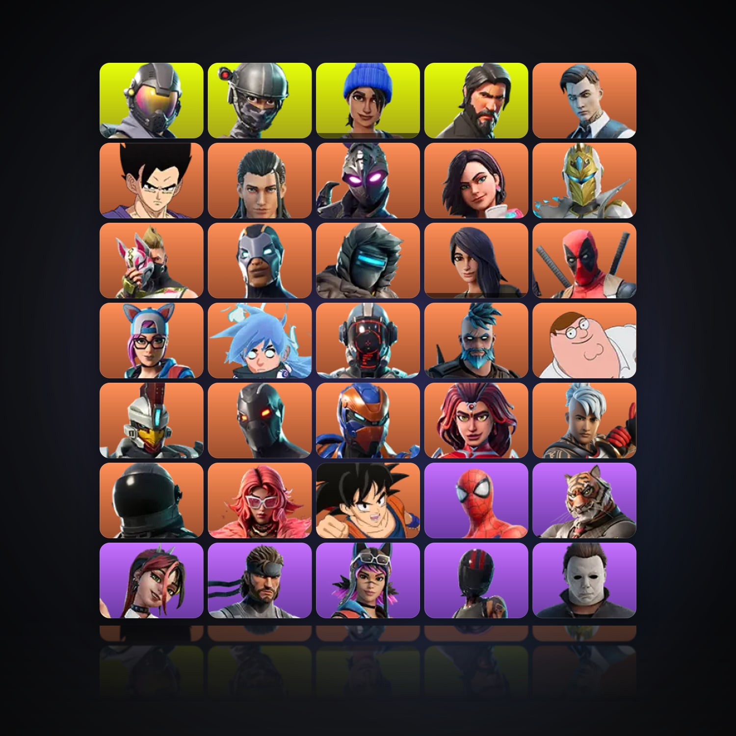 Fortnite | 112 Skins | 400 V-Bucks | Level 1314 | 274 Wins — HabibiAccounts