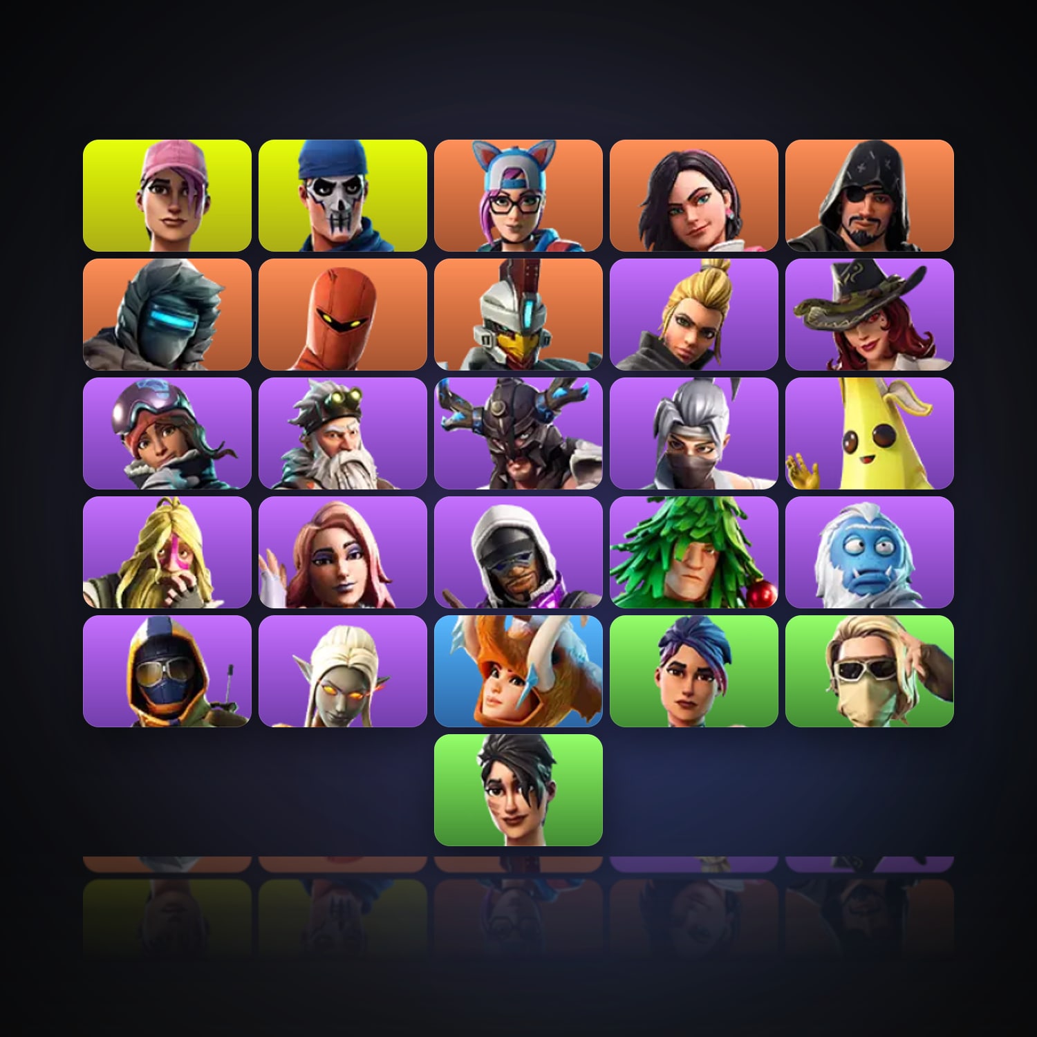 Fortnite | 26 Skins | 400 V-Bucks | Level 496 | 39 Wins — HabibiAccounts