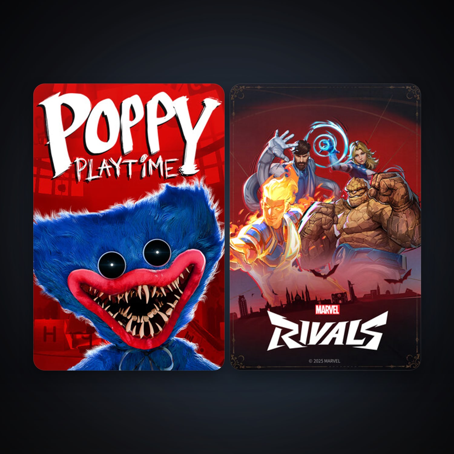 Poppy Playtime & Marvel Rivals — HabibiAccounts