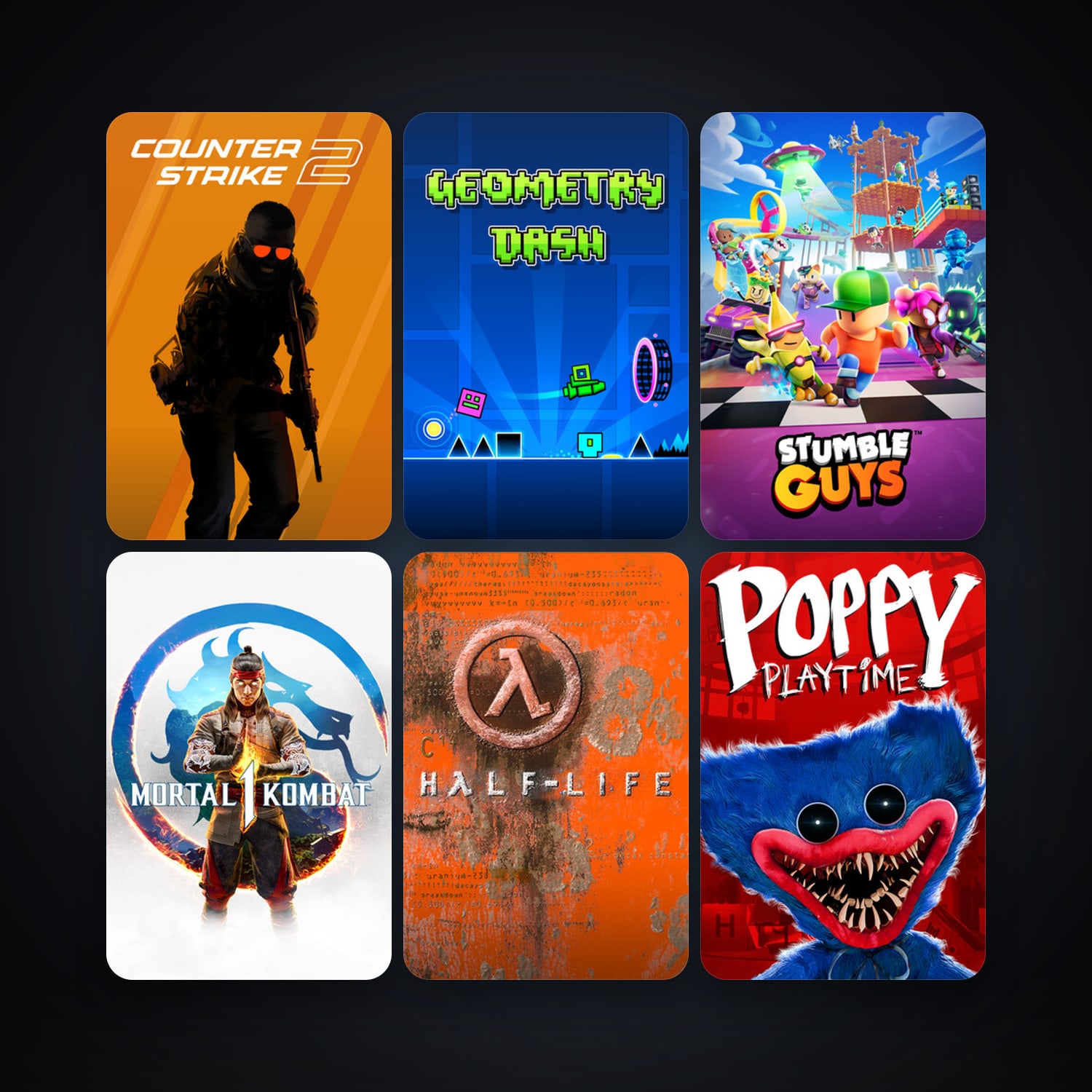 Half-Life + CS2 Prime, 8 games, clean — HabibiAccounts