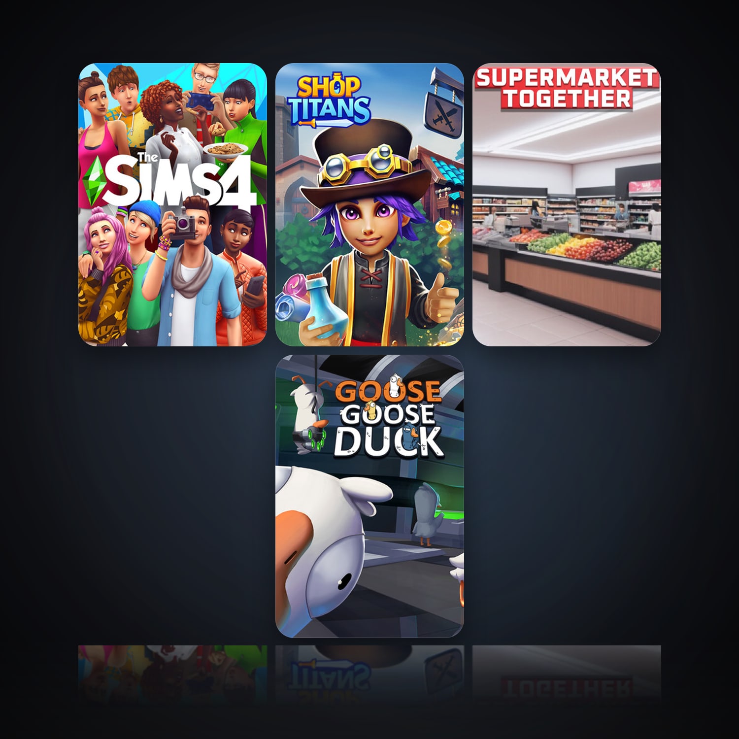 The Sims 4 & Shop Titans | 11 Games | Clean — HabibiAccounts