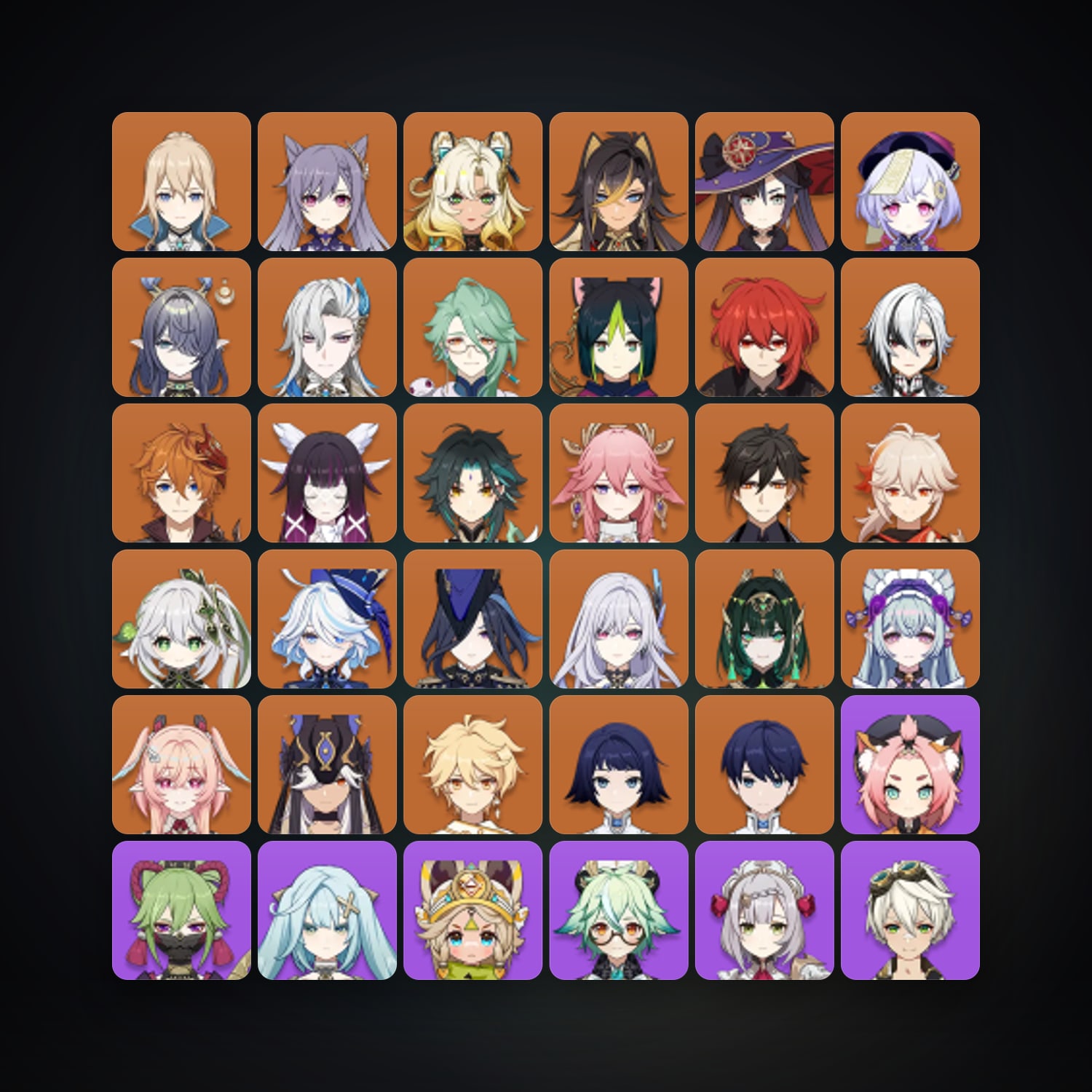Genshin Impact | AR 60 | 79 Chars | 26× 5★ — HabibiAccounts