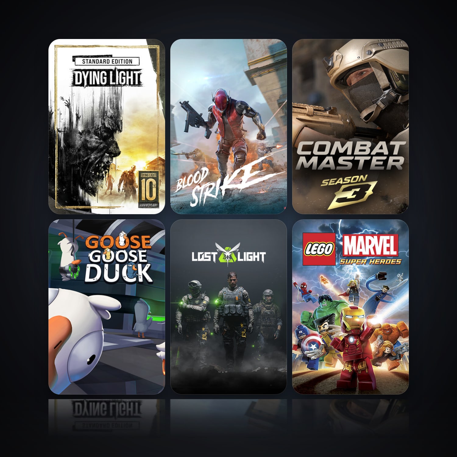 هالحساب ستيم فلين، Dying Light وLEGO Marvel Super Heroes، 14 لعبة، صامد واضح — HabibiAccounts