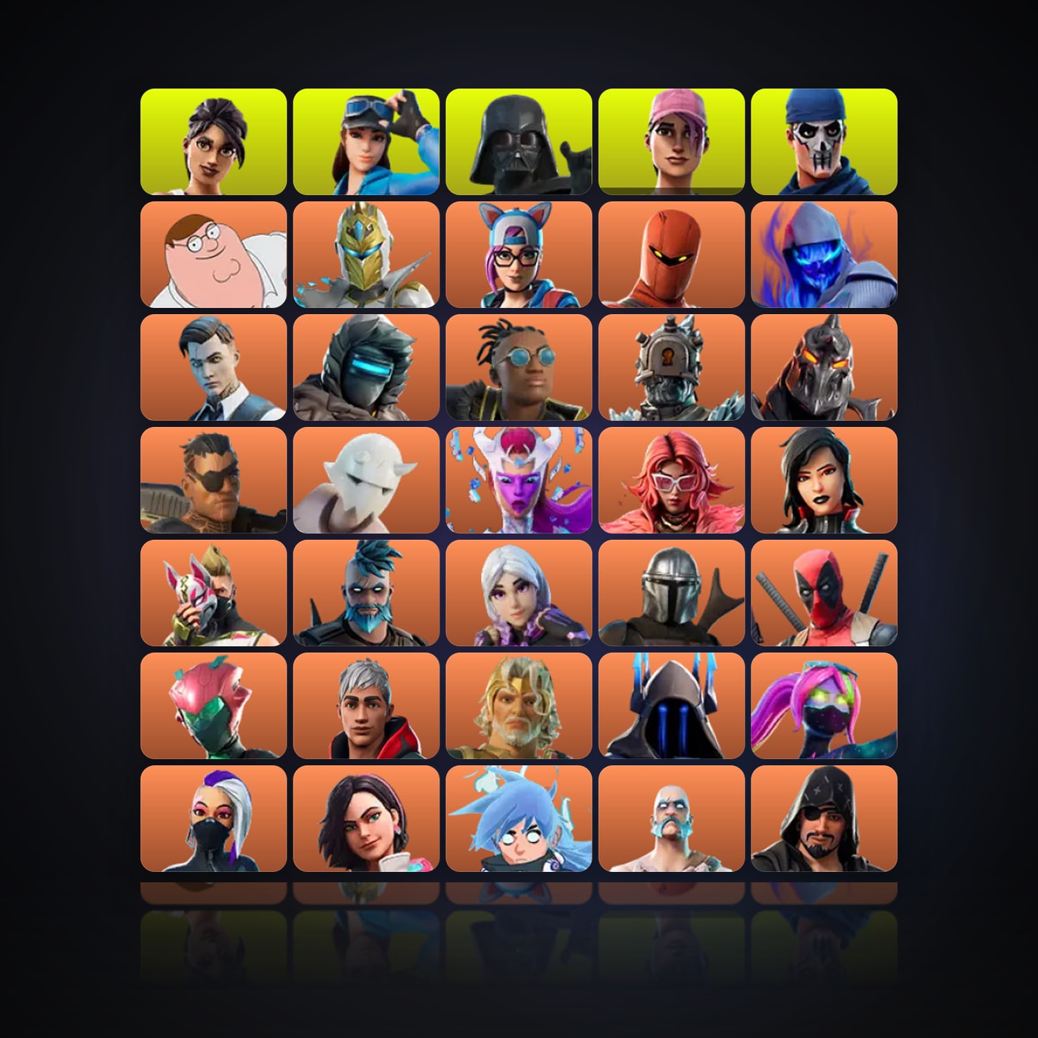 Fortnite | 215 Skins | 1.4K V-Bucks | Level 2953 | 300 Wins — HabibiAccounts