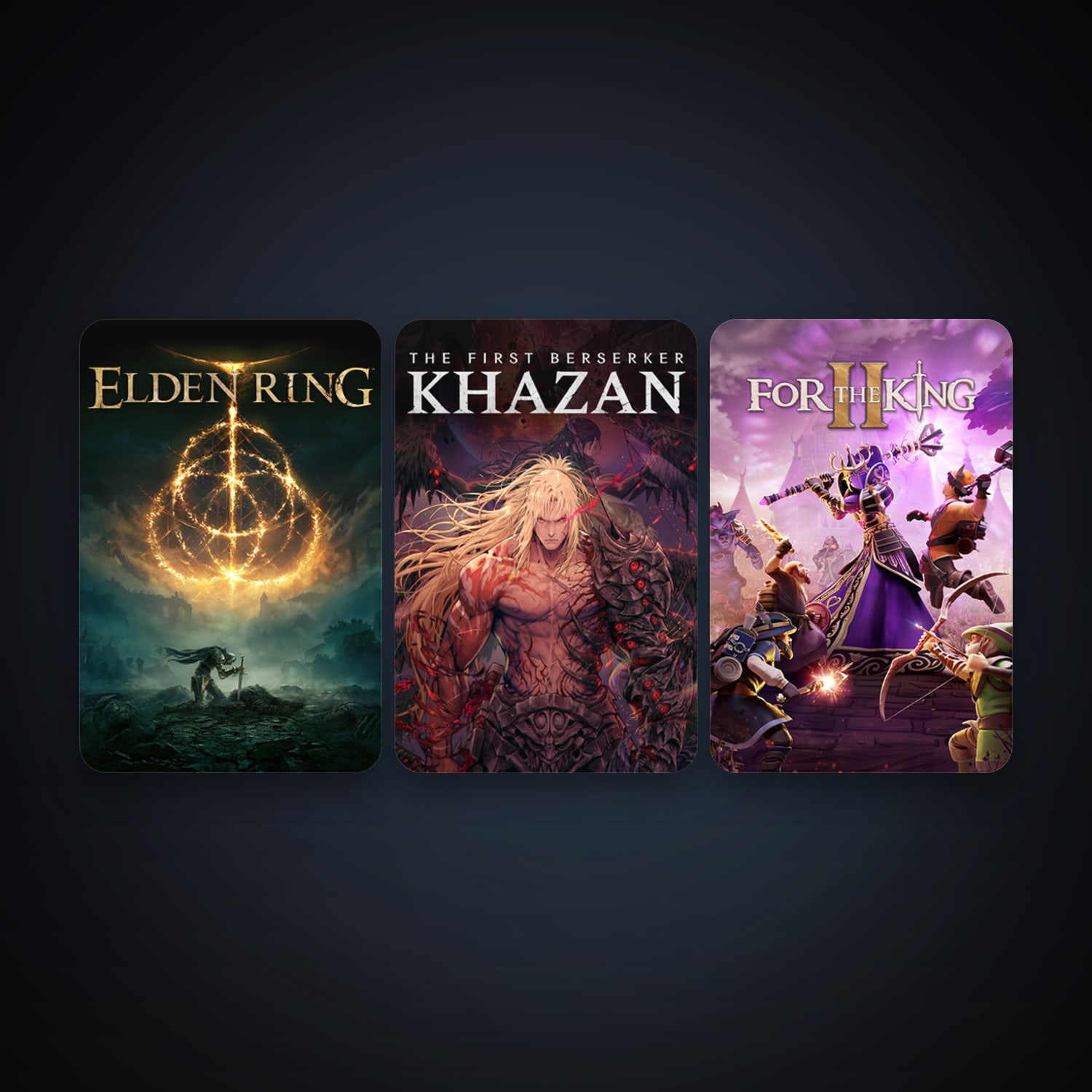 ELDEN RING + For The King II, 4 games, clean — HabibiAccounts