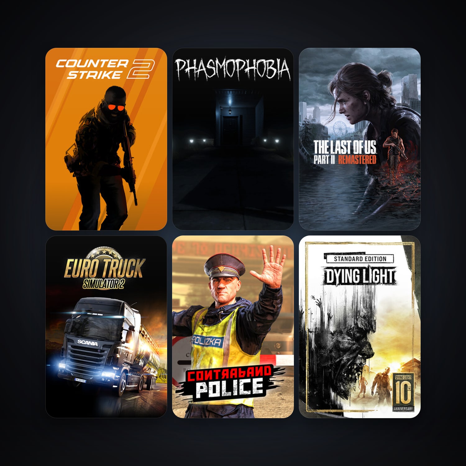 CS2 Prime + Euro Truck Simulator 2, 68 games, clean — HabibiAccounts