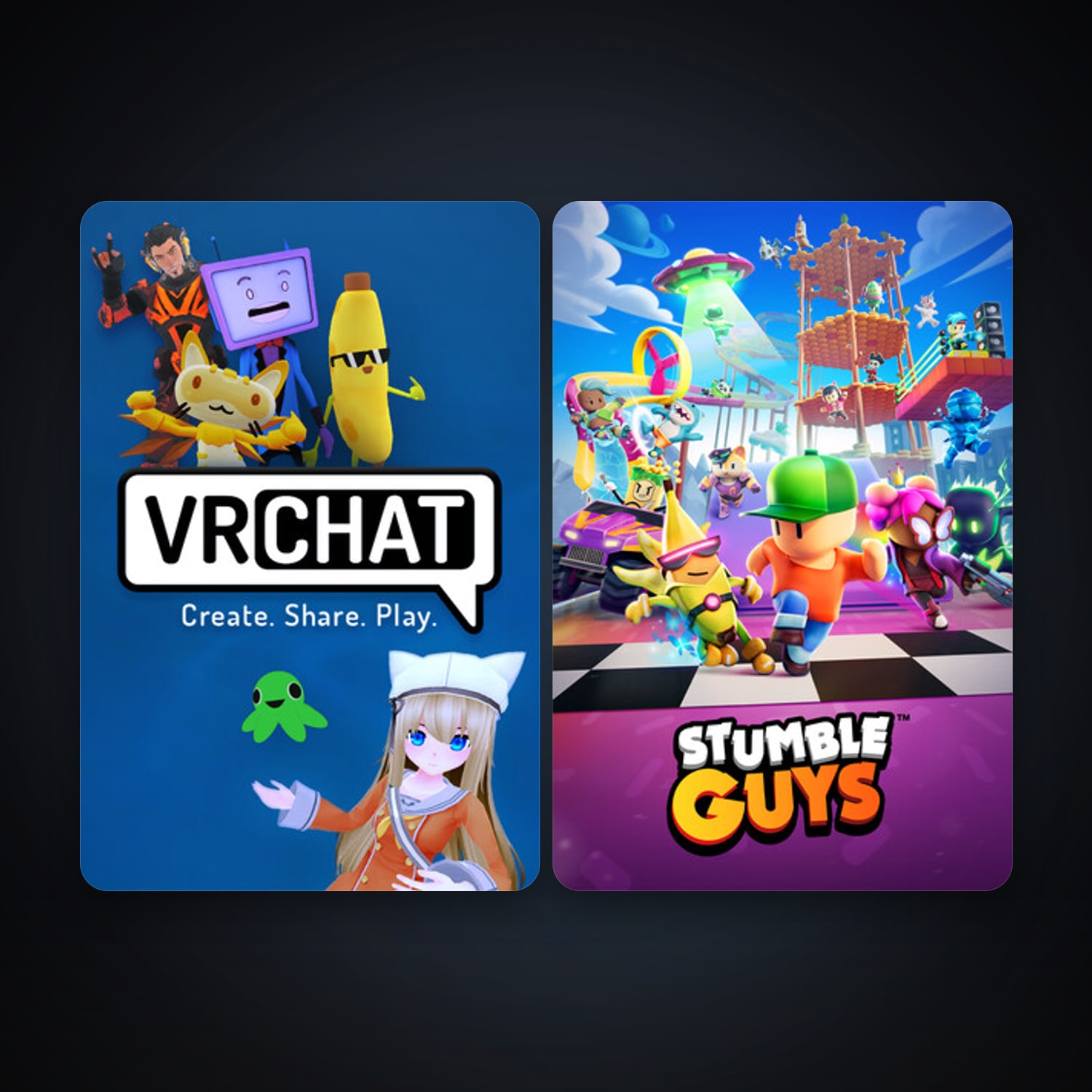 Free CS2 (No Prime) + VRChat, 4 games, clean — HabibiAccounts