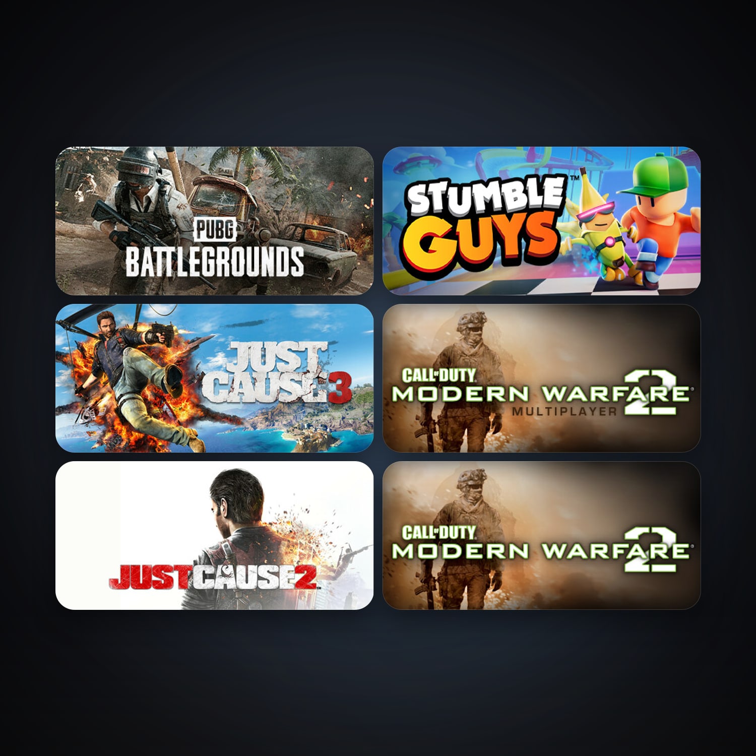 Free CS2 (No Prime) + Just Cause 2, 14 games, clean — HabibiAccounts