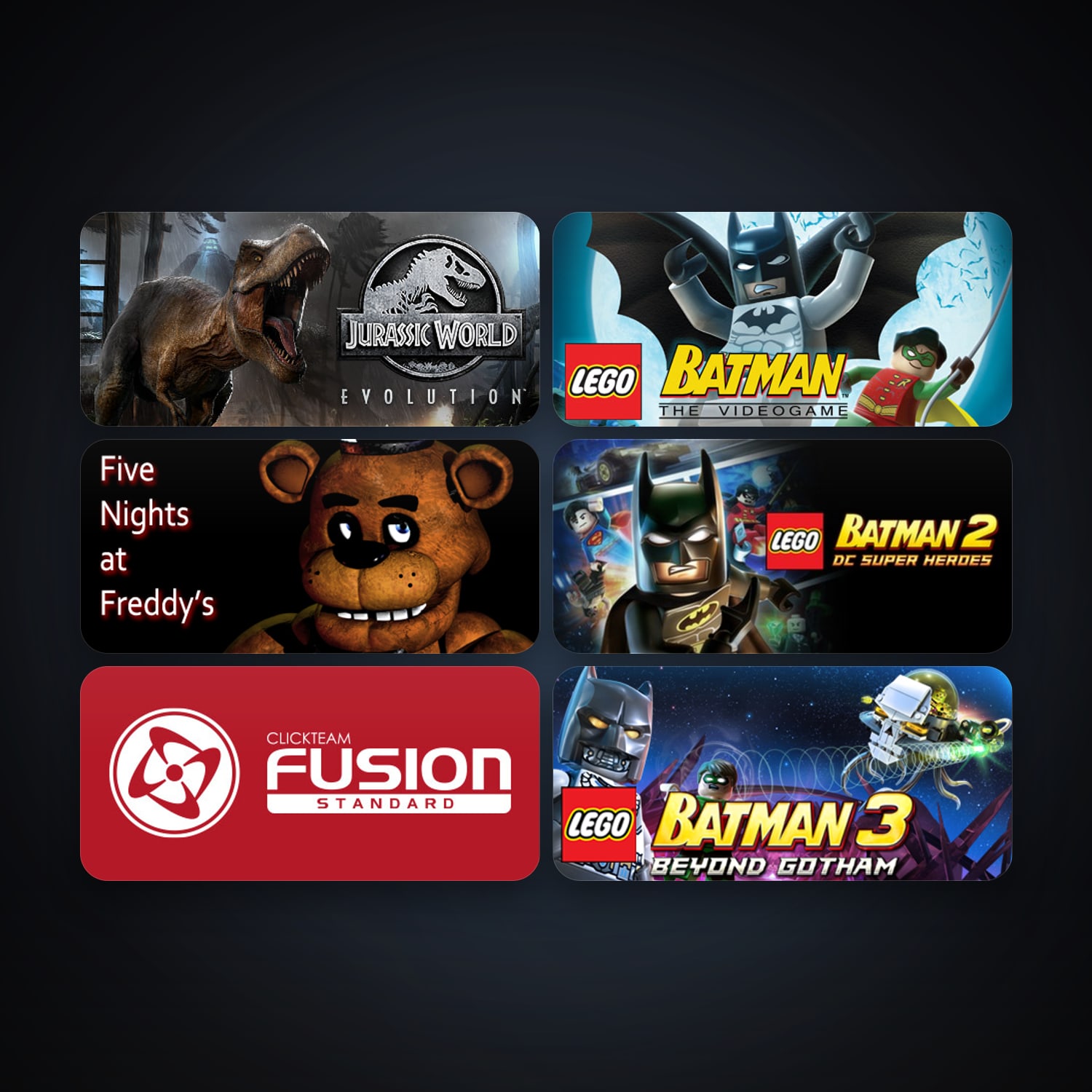 LEGO Batman: The Videogame + LEGO Batman 2: DC Super Heroes, 9 games, clean — HabibiAccounts