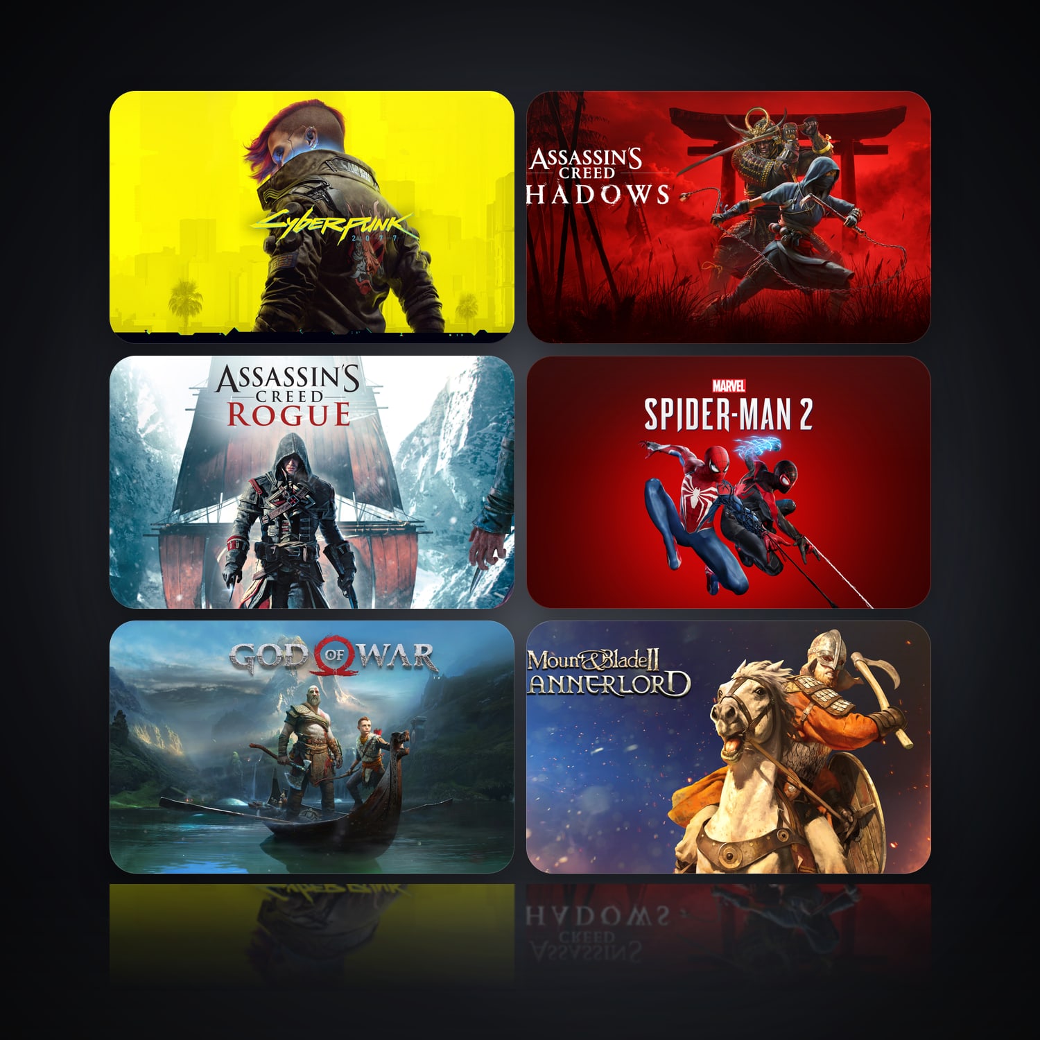 Cyberpunk 2077 & Assassin’s Creed Shadows | 108 Games — HabibiAccounts