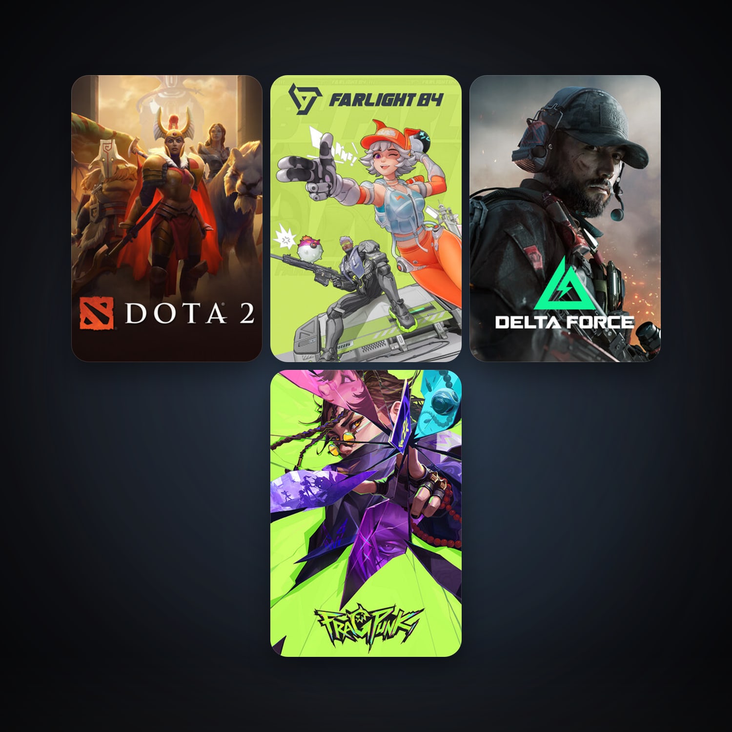 Dota 2 + Farlight 84, 5 games, clean — HabibiAccounts