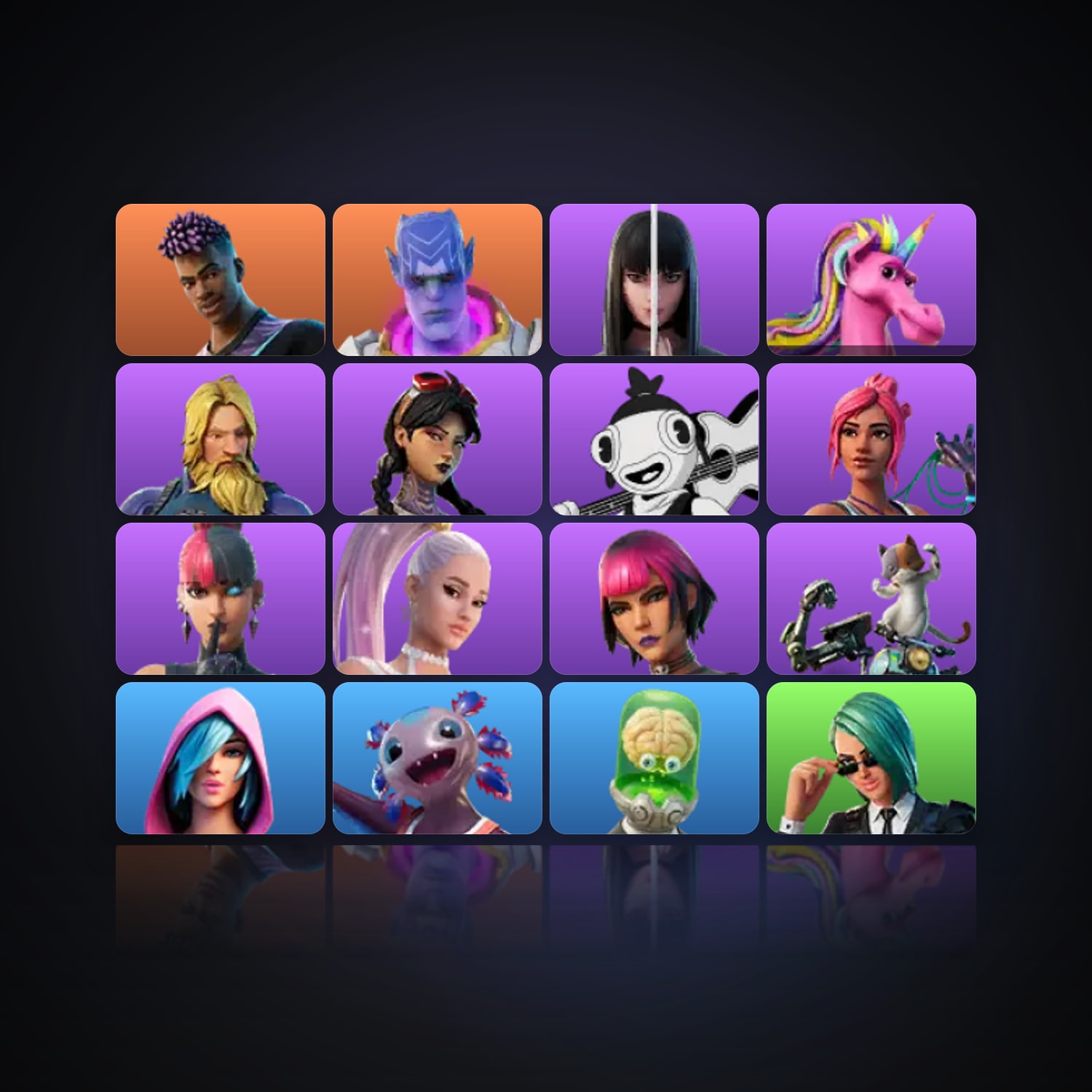 Fortnite | 16 Skins | 150 V-Bucks | Level 431 | 13 Wins — HabibiAccounts